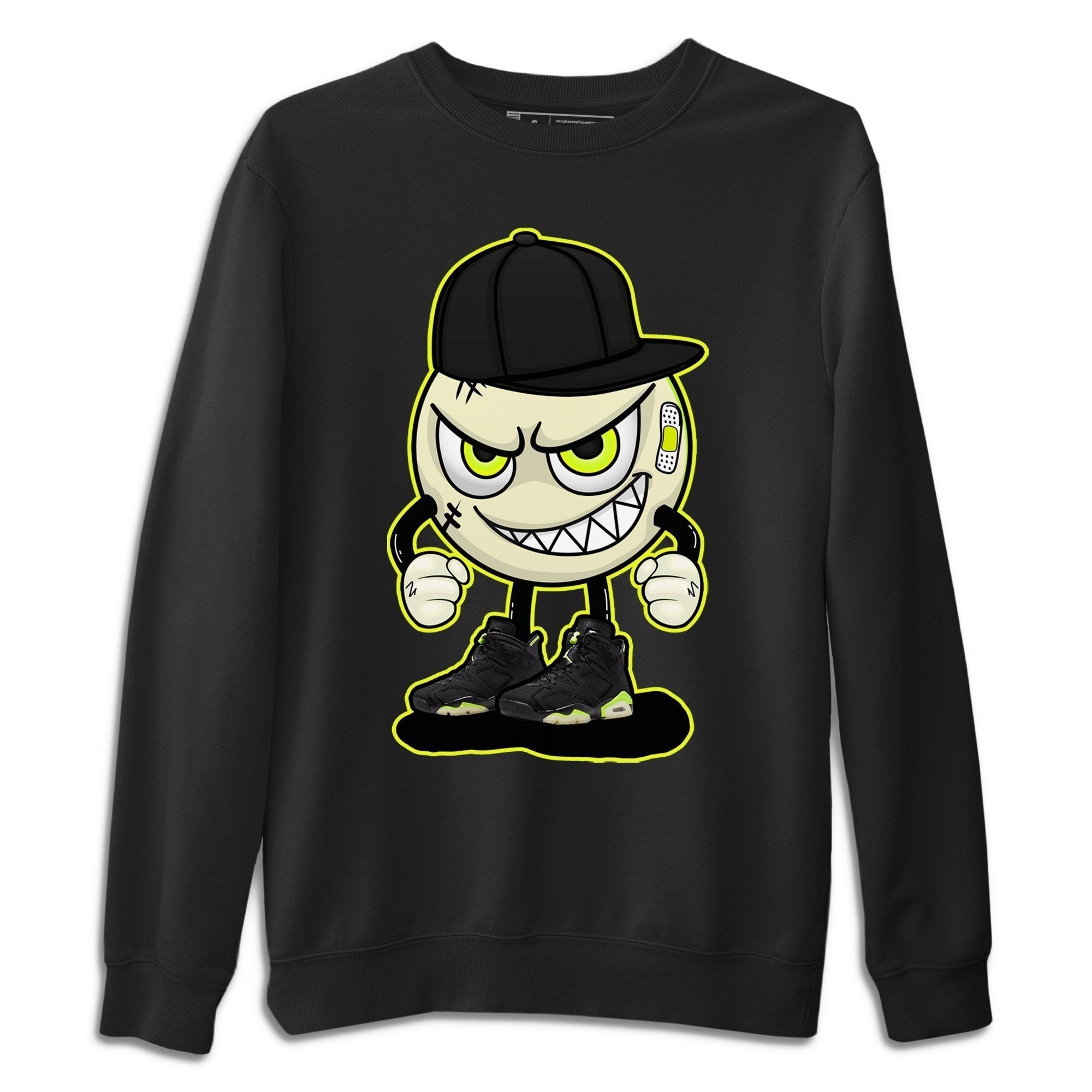 Jordan 6 Electric Green Shirt To Match Jordans Mischief Emoji Sneaker Tees Jordan 6 Electric Green Drip Gear Zone Sneaker Matching Clothing Unisex Shirts