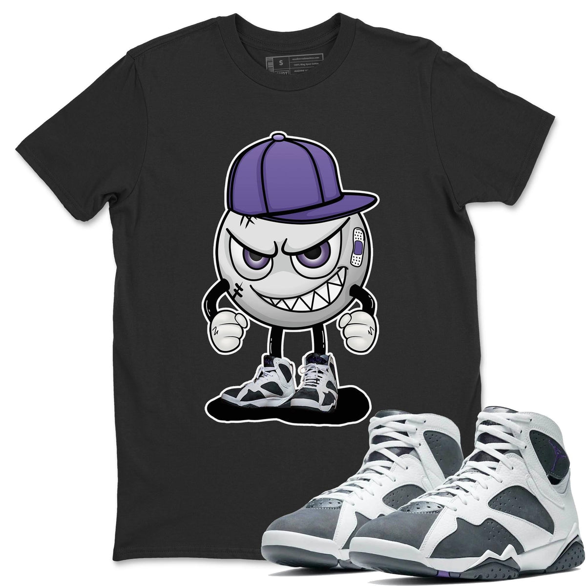 Jordan 7 Flint Shirt To Match Jordans Mischief Emoji Sneaker Tees Jordan 7 Flint Drip Gear Zone Sneaker Matching Clothing Unisex Shirts