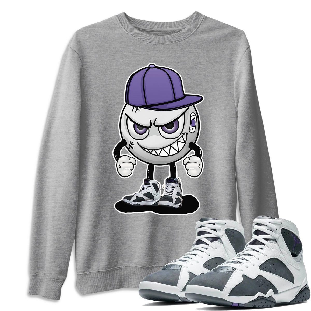 Jordan 7 Flint Shirt To Match Jordans Mischief Emoji Sneaker Tees Jordan 7 Flint Drip Gear Zone Sneaker Matching Clothing Unisex Shirts