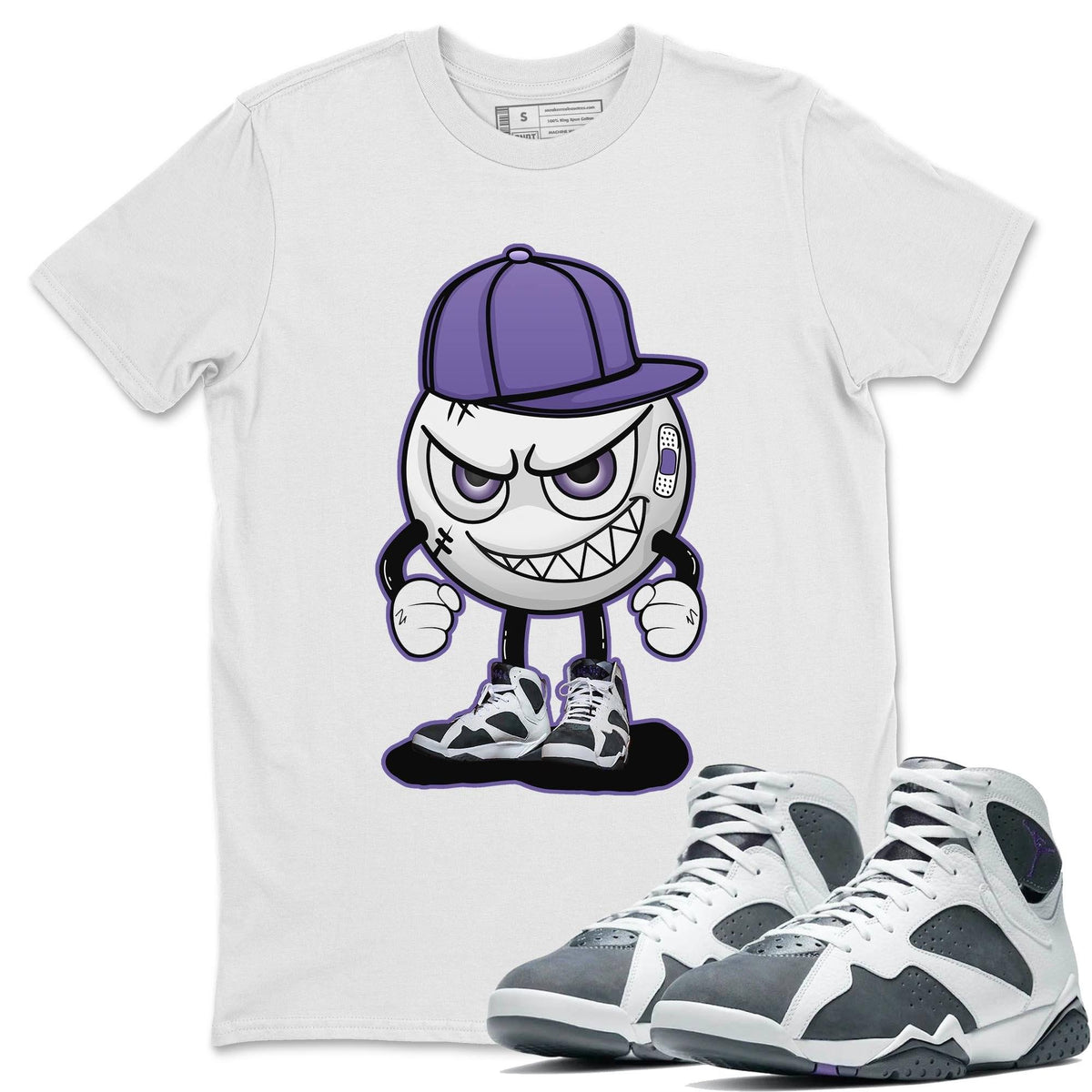 Jordan 7 Flint Shirt To Match Jordans Mischief Emoji Sneaker Tees Jordan 7 Flint Drip Gear Zone Sneaker Matching Clothing Unisex Shirts