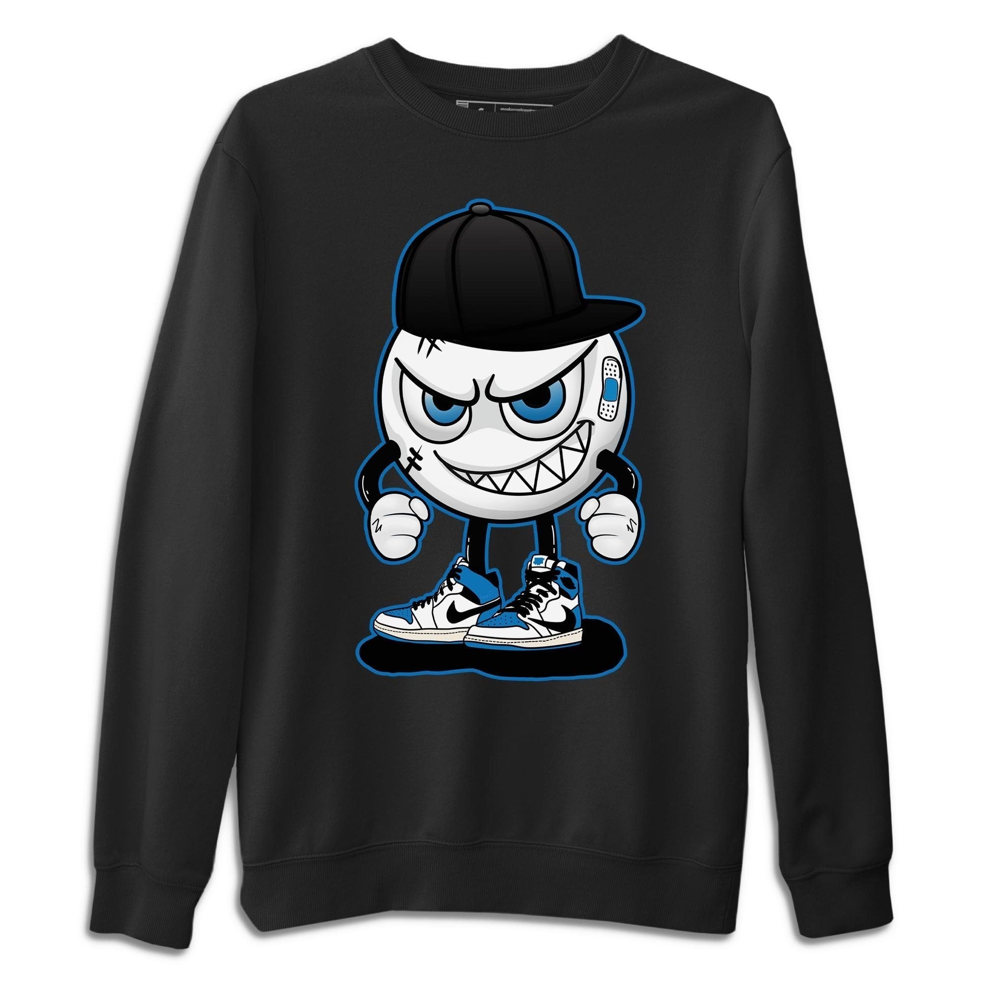 Jordan 1 Travis Scott Fragment Shirt To Match Jordans Mischief Emoji Sneaker Tees Jordan 1 Travis Scott Fragment Drip Gear Zone Sneaker Matching Clothing Unisex Shirts