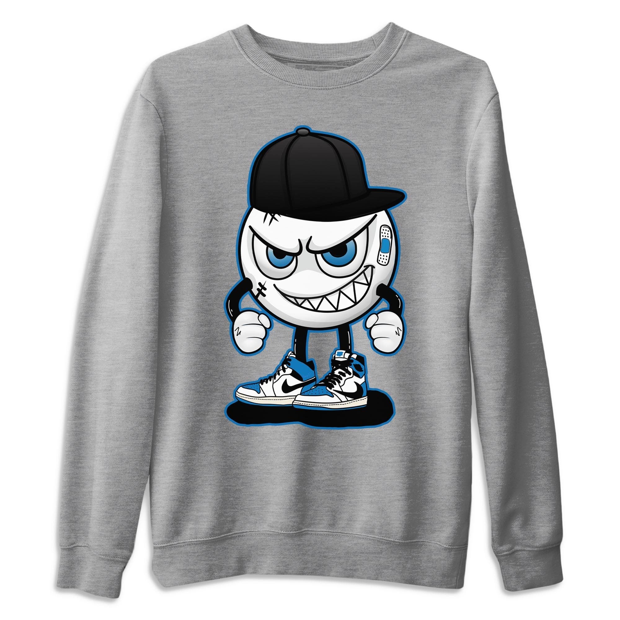 Jordan 1 Travis Scott Fragment Shirt To Match Jordans Mischief Emoji Sneaker Tees Jordan 1 Travis Scott Fragment Drip Gear Zone Sneaker Matching Clothing Unisex Shirts