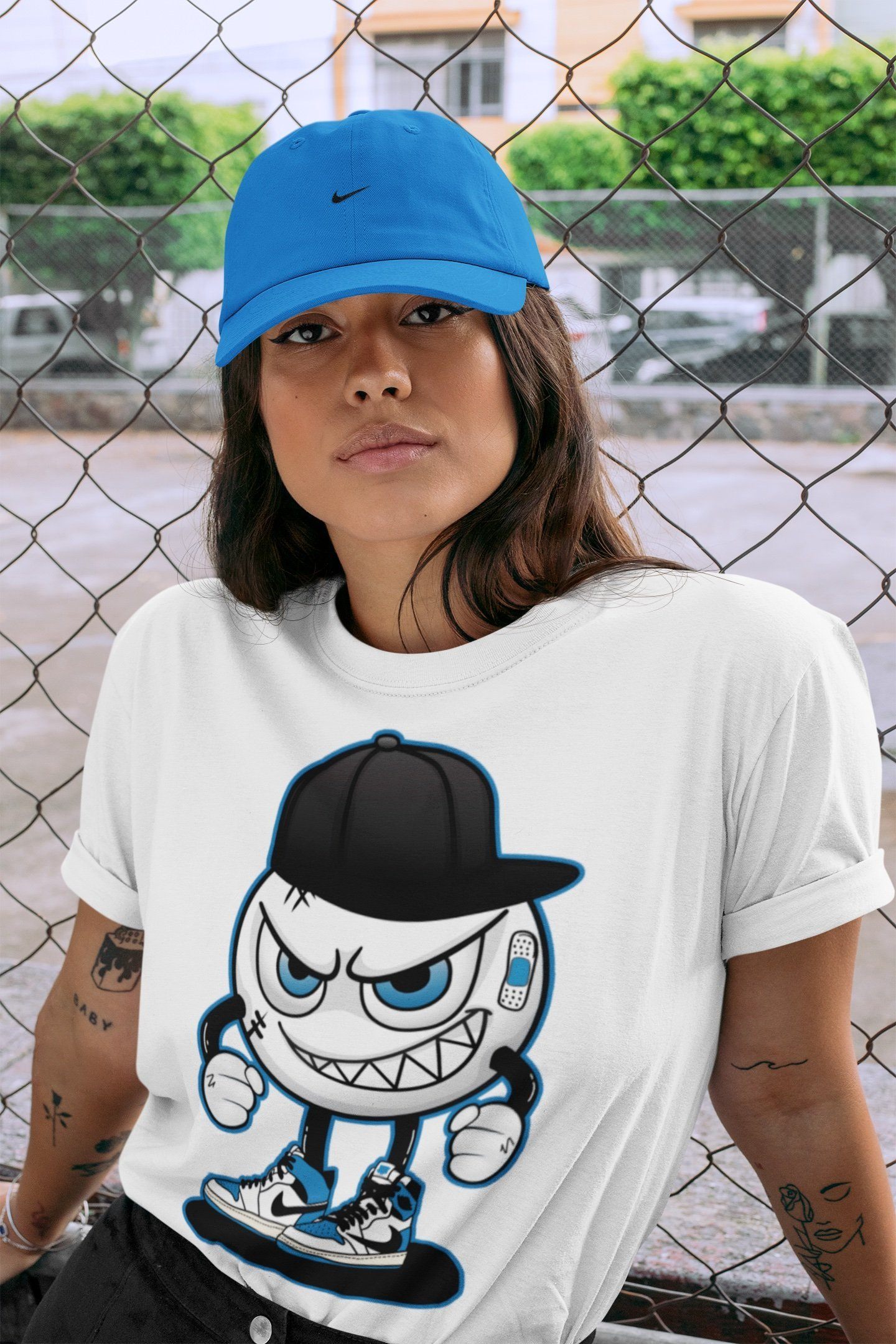 Jordan 1 Travis Scott Fragment Shirt To Match Jordans Mischief Emoji Sneaker Tees Jordan 1 Travis Scott Fragment Drip Gear Zone Sneaker Matching Clothing Unisex Shirts