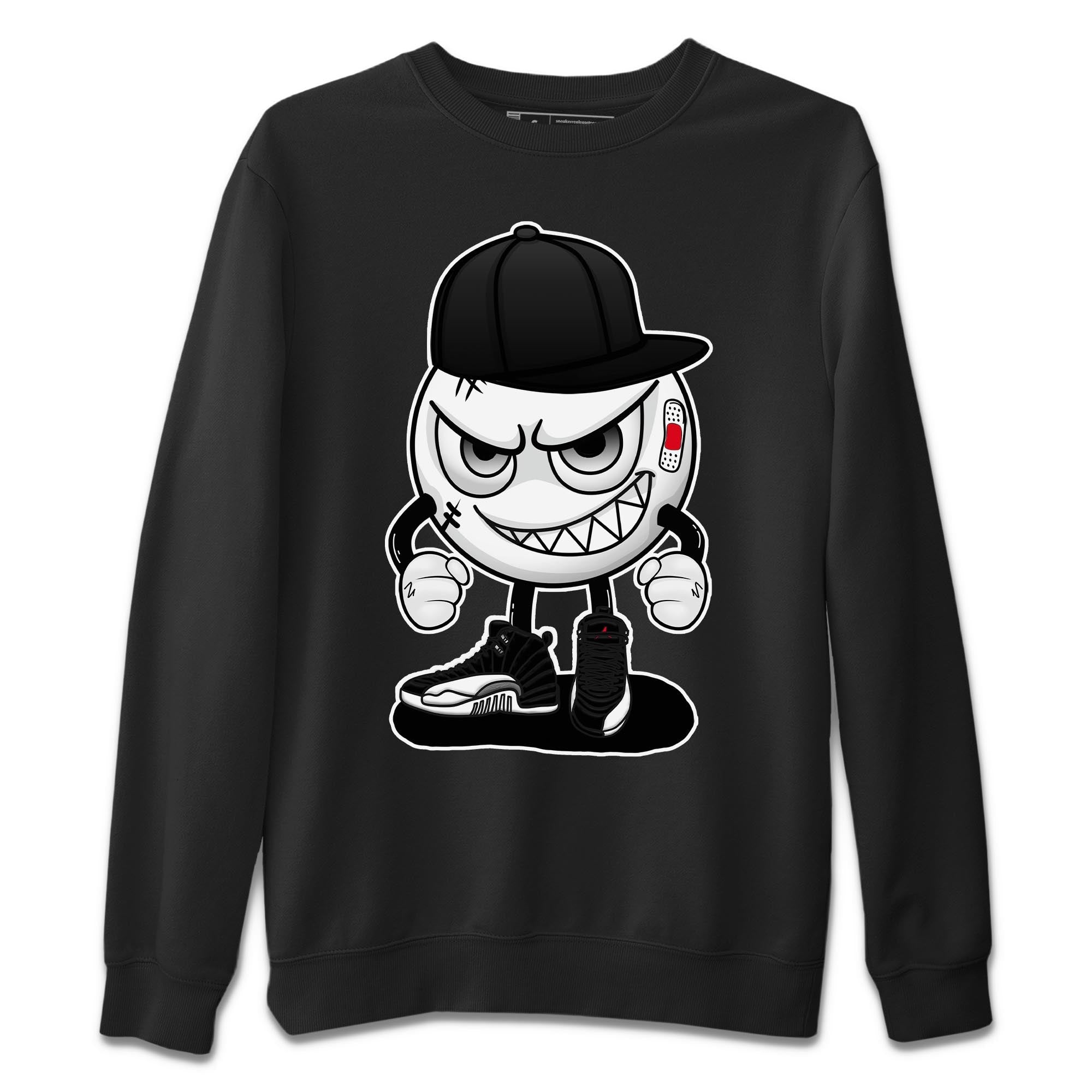 Jordan 12 Playoffs Shirt To Match Jordans Mischief Emoji Sneaker Tees Jordan 12 Playoffs Drip Gear Zone Sneaker Matching Clothing Unisex Shirts