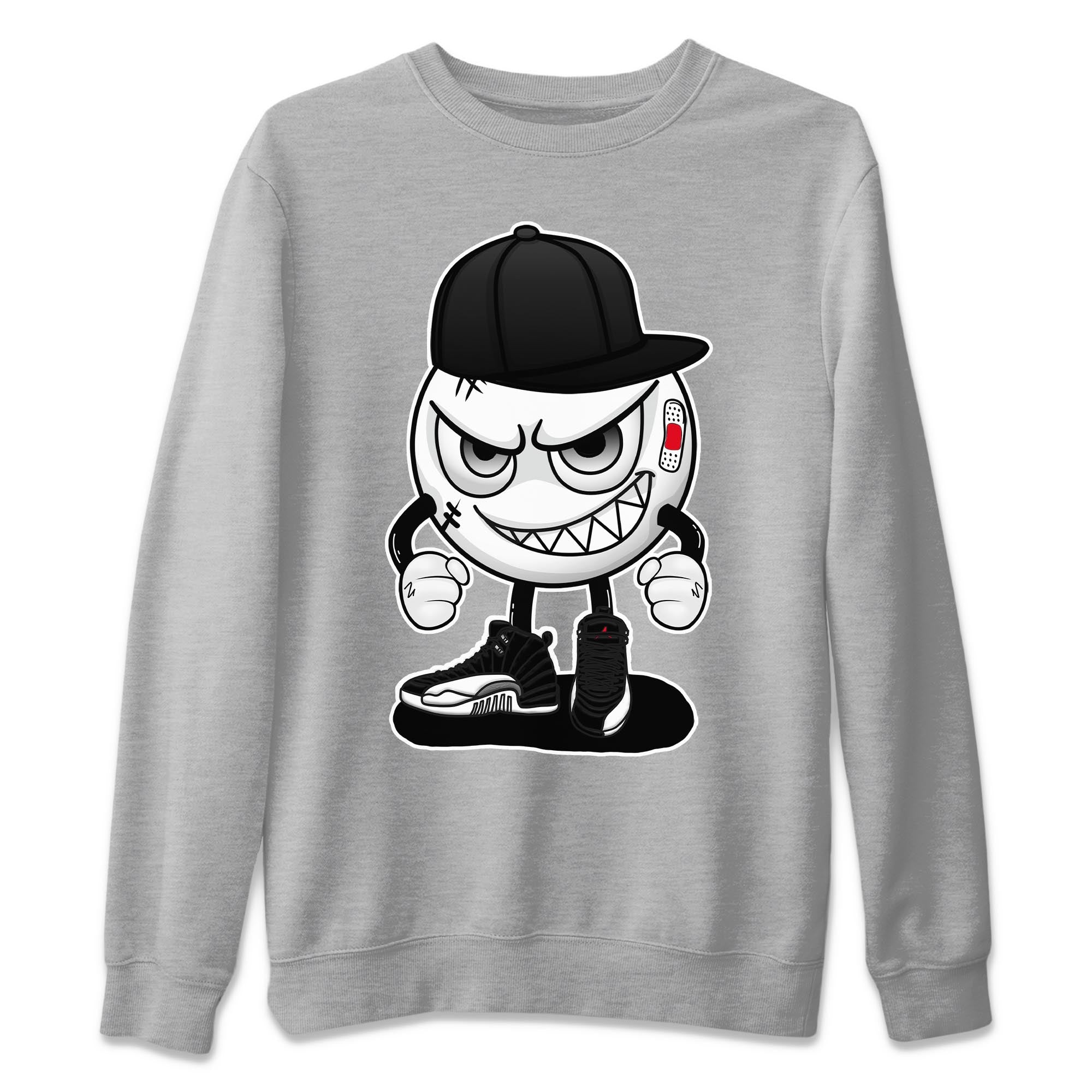 Jordan 12 Playoffs Shirt To Match Jordans Mischief Emoji Sneaker Tees Jordan 12 Playoffs Drip Gear Zone Sneaker Matching Clothing Unisex Shirts