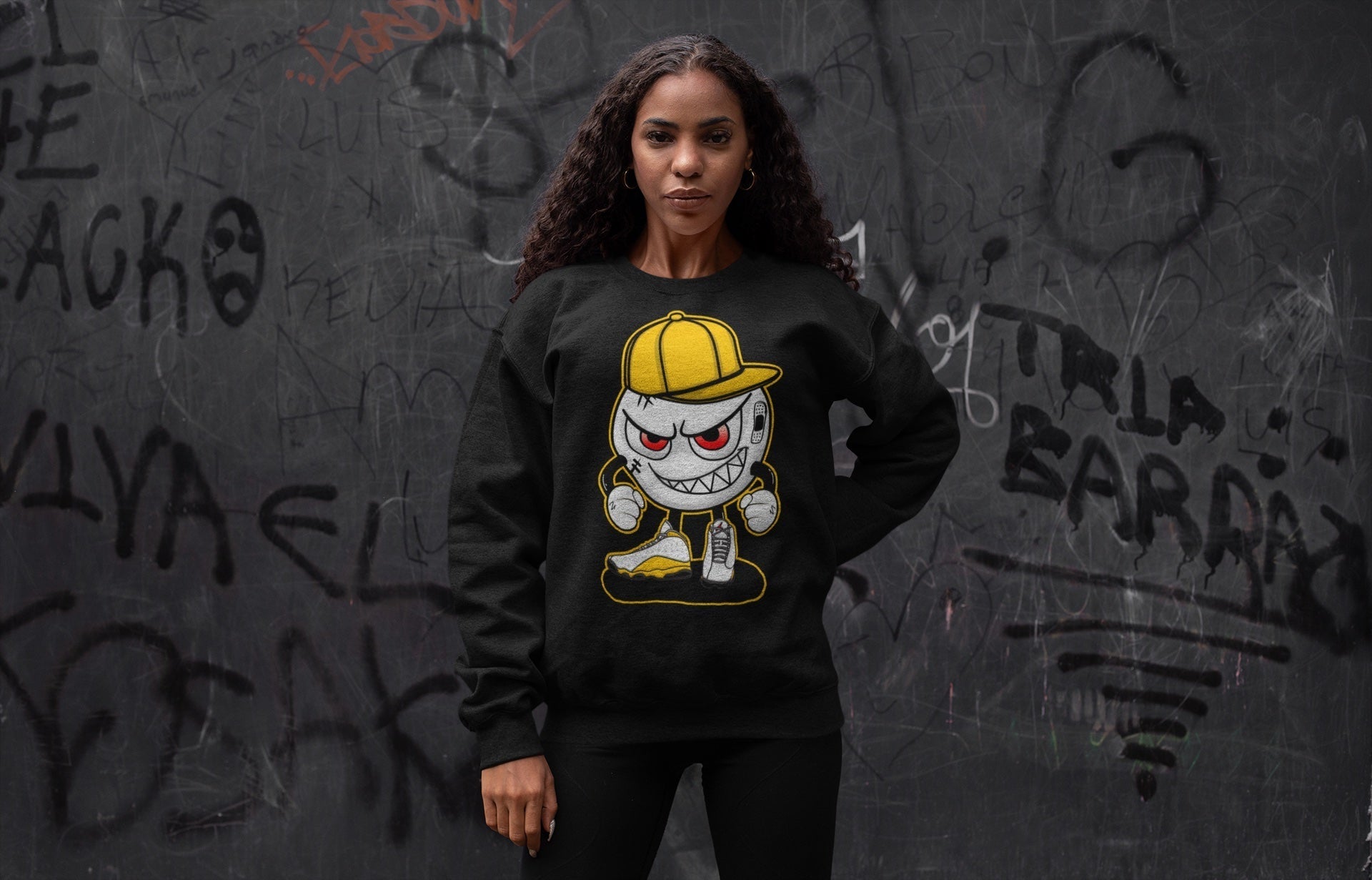 Jordan 13 Del Sol Shirt To Match Jordans Mischief Emoji Sneaker Tees Jordan 13 Del Sol Drip Gear Zone Sneaker Matching Clothing Unisex Shirts