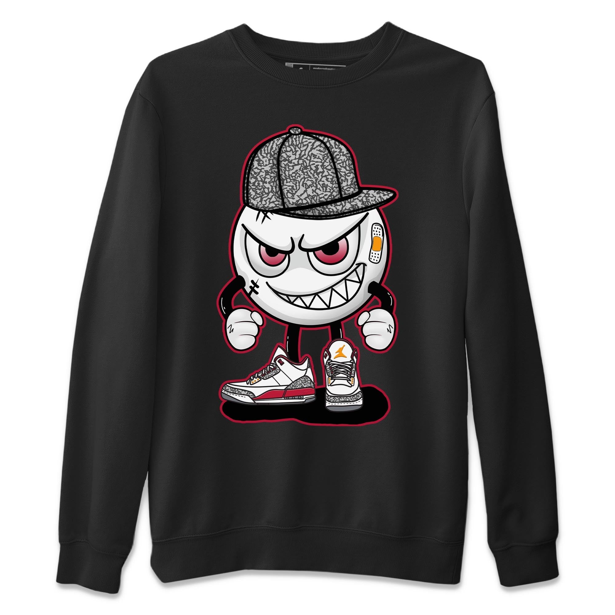 Jordan 3 Cardinal Shirt To Match Jordans Mischief Emoji Sneaker Tees Jordan 3 Cardinal Drip Gear Zone Sneaker Matching Clothing Unisex Shirts