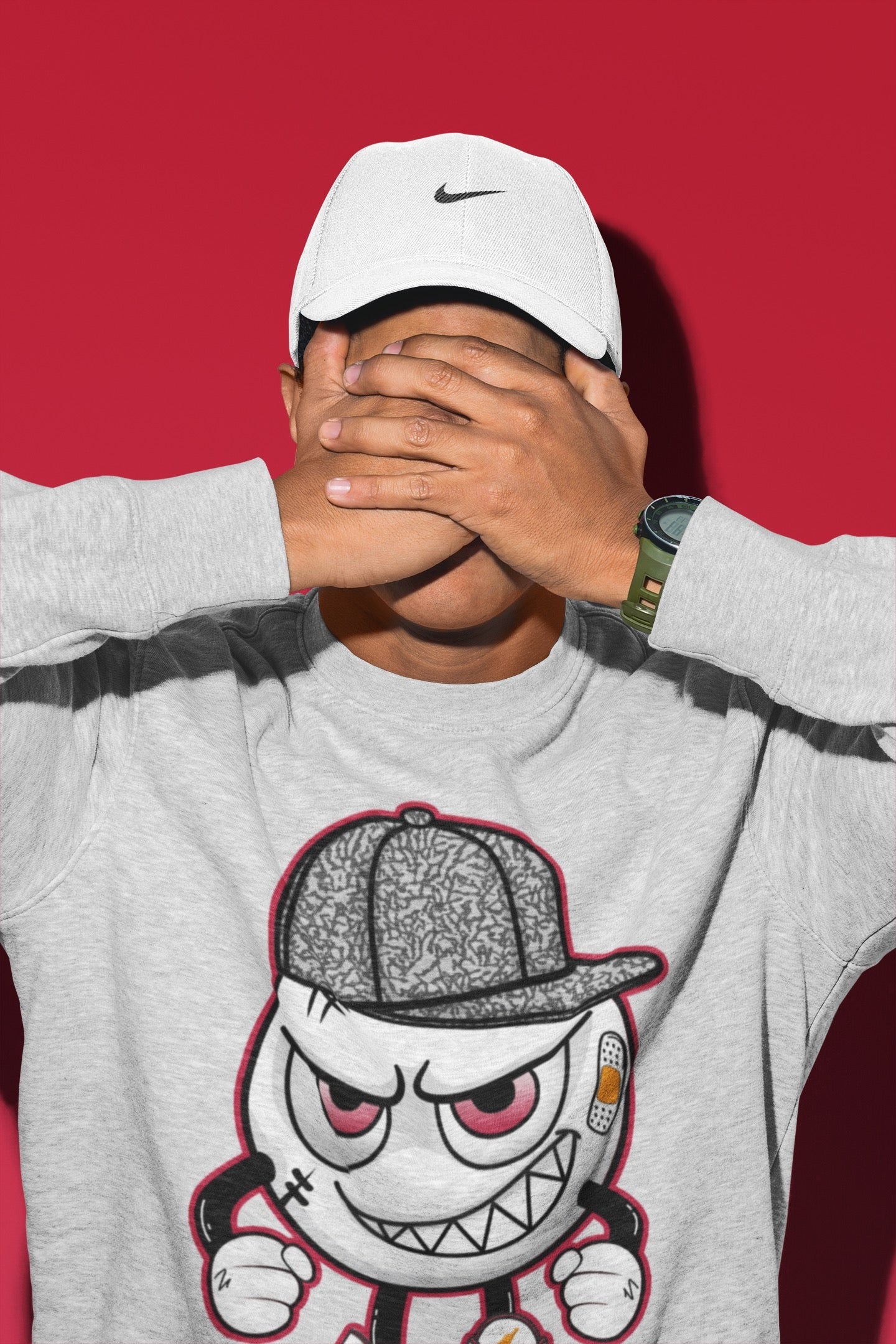 Jordan 3 Cardinal Shirt To Match Jordans Mischief Emoji Sneaker Tees Jordan 3 Cardinal Drip Gear Zone Sneaker Matching Clothing Unisex Shirts