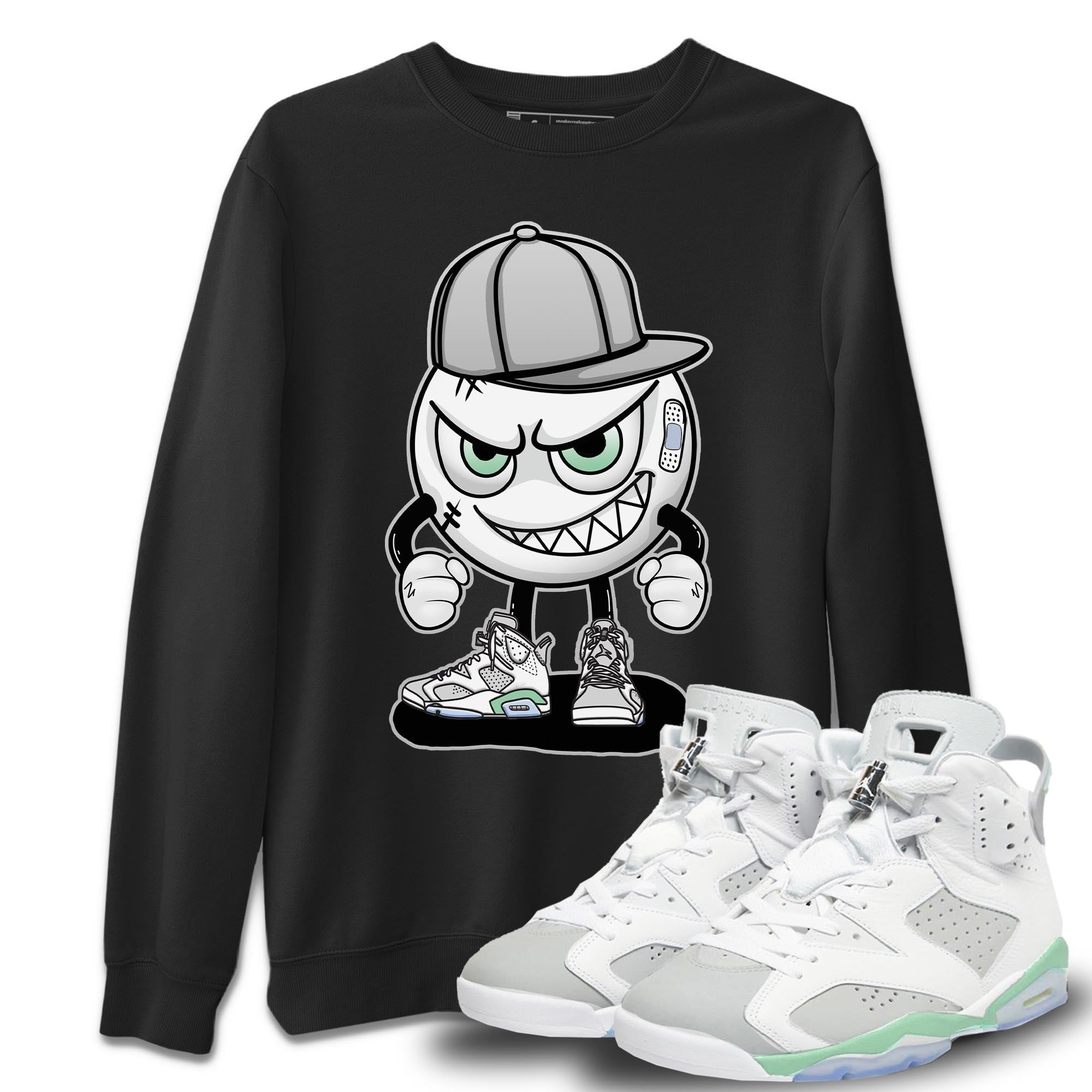 Jordan 6 Mint Foam Shirt To Match Jordans Mischief Emoji Sneaker Tees Jordan 6 Mint Foam Drip Gear Zone Sneaker Matching Clothing Unisex Shirts