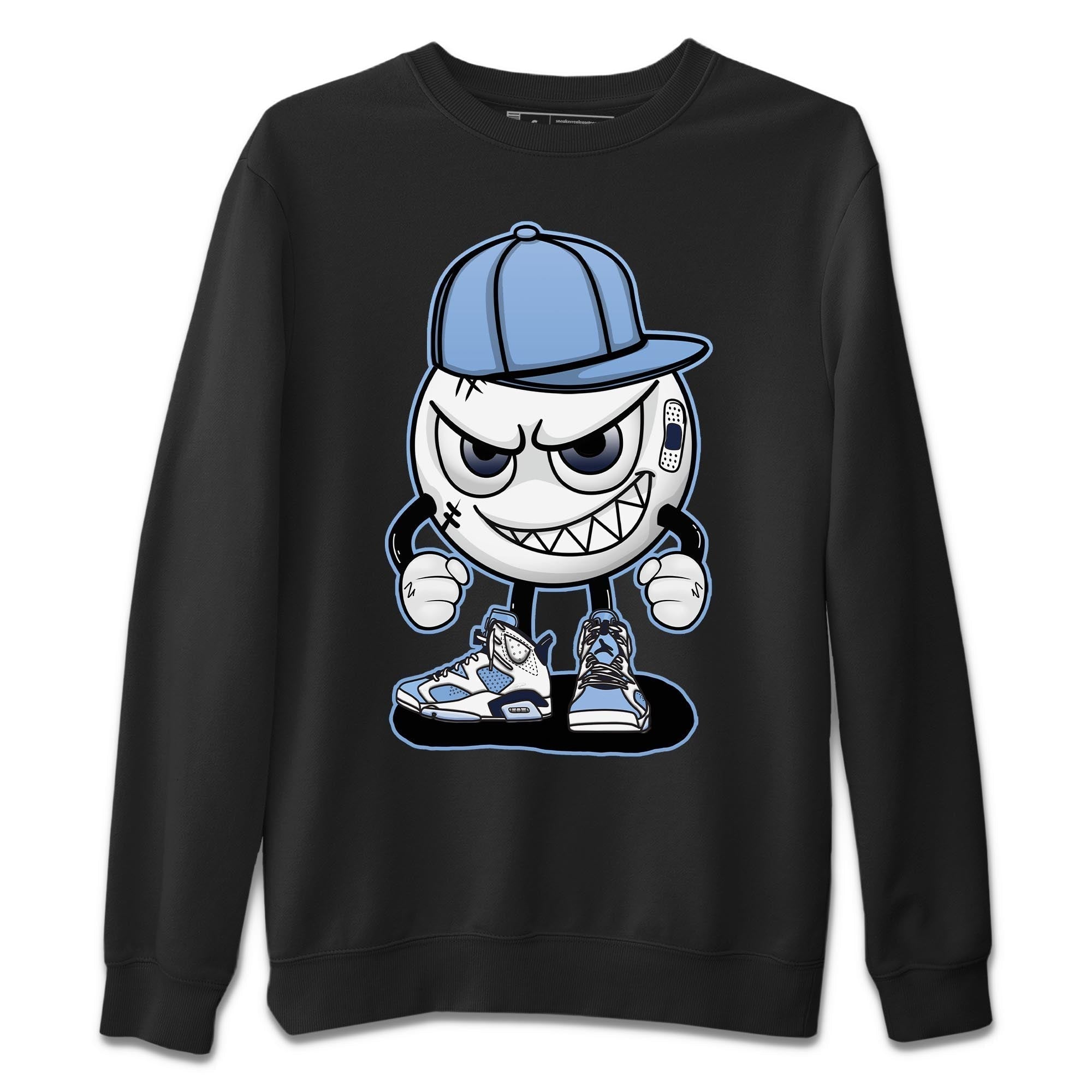 Jordan 6 UNC Shirt To Match Jordans Mischief Emoji Sneaker Tees Jordan 6 UNC Drip Gear Zone Sneaker Matching Clothing Unisex Shirts