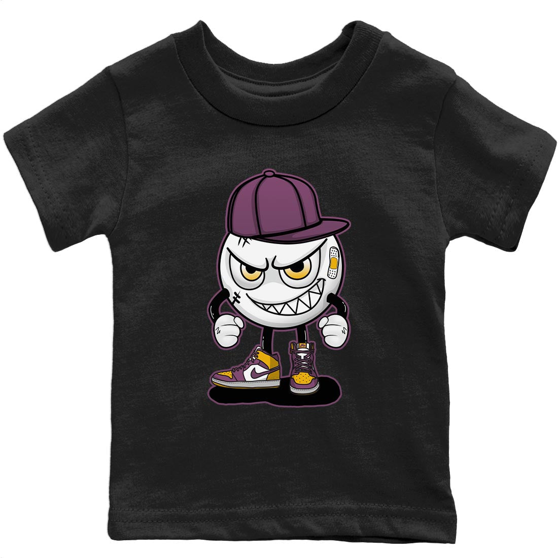 Jordan 1 Brotherhood Sneaker Matching T-Shirt Mischief Emoji Sneaker Tees Jordan 1 Brotherhood Sneaker Release Tees Kids Shirts