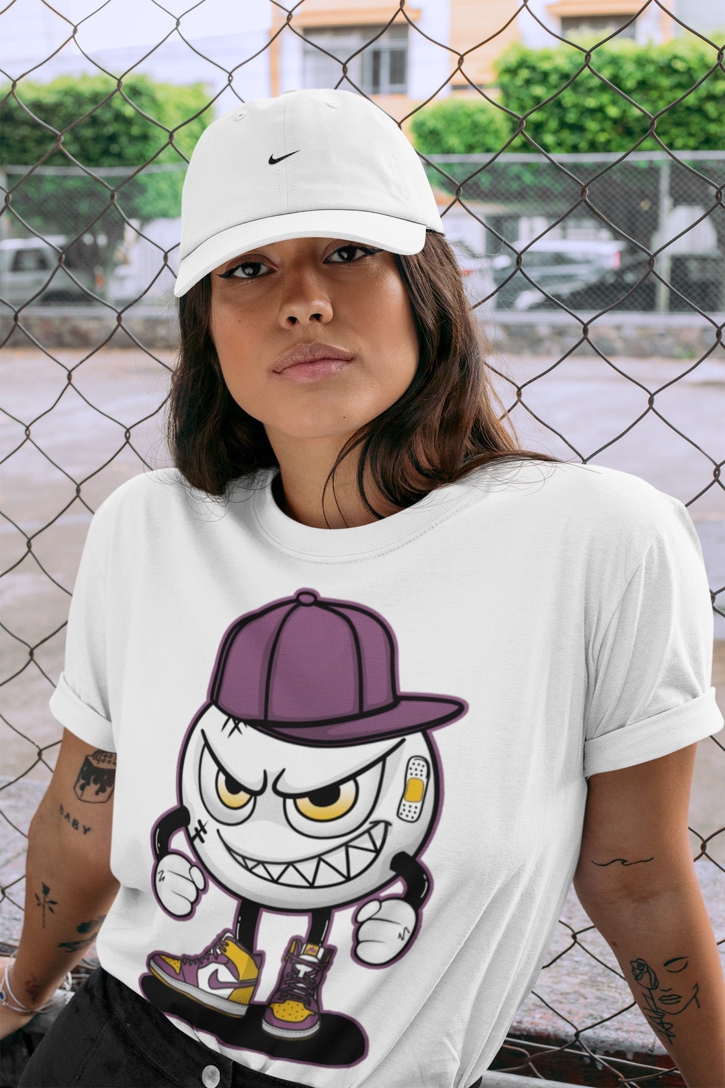 Jordan 1 Brotherhood Sneaker Matching T-Shirt Mischief Emoji Sneaker Tees Jordan 1 Brotherhood Sneaker Release Tees Crew Neck Tees