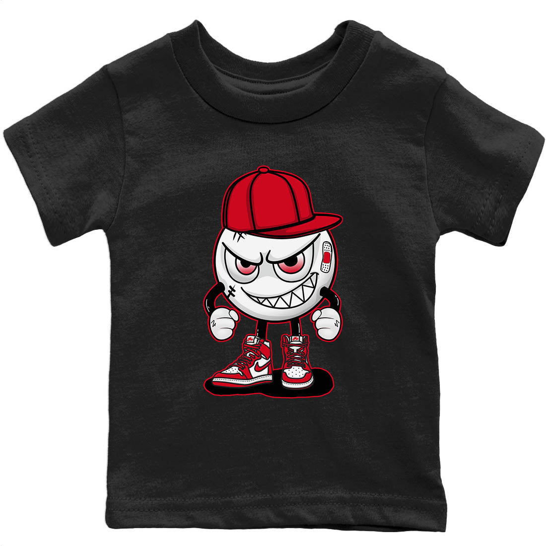 Jordan 1 Newstalgia Sneaker Matching T-Shirt Mischief Emoji Sneaker Tees Jordan 1 Newstalgia Sneaker Release Tees Kids Shirts