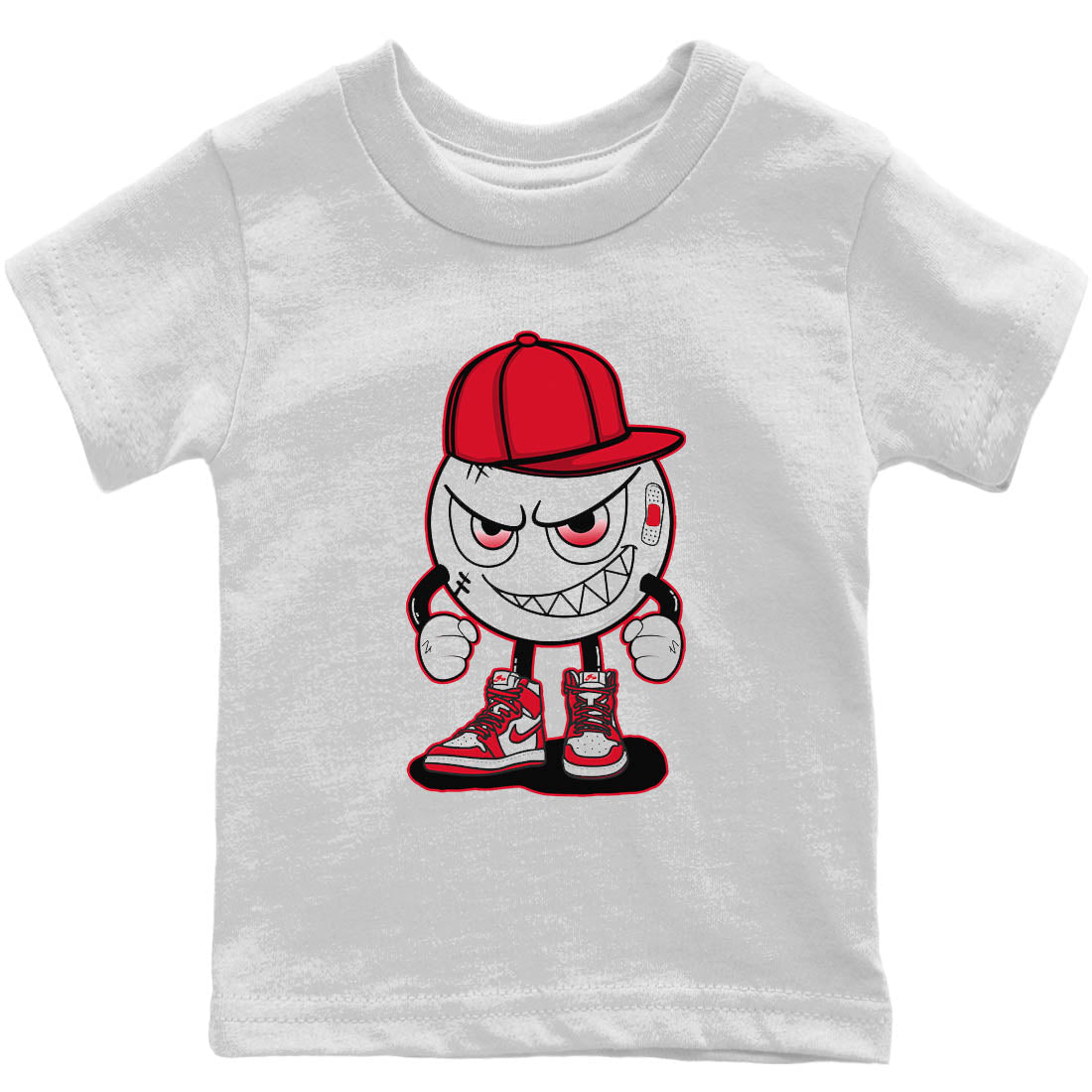 Jordan 1 Newstalgia Sneaker Matching T-Shirt Mischief Emoji Sneaker Tees Jordan 1 Newstalgia Sneaker Release Tees Kids Shirts