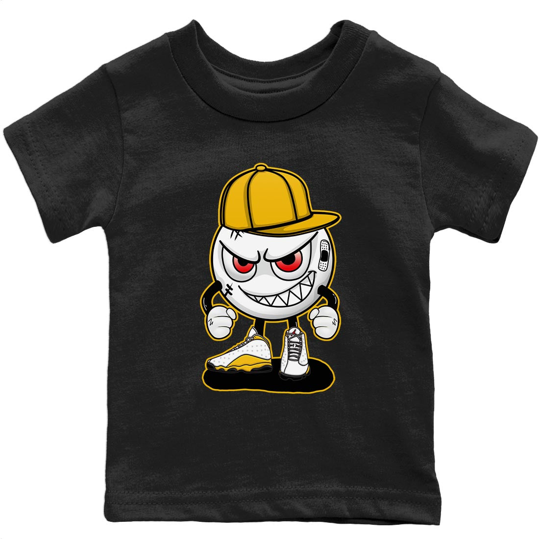 Jordan 13 Del Sol Sneaker Matching T-Shirt Mischief Emoji Sneaker Tees Jordan 13 Del Sol Sneaker Release Tees Kids Shirts