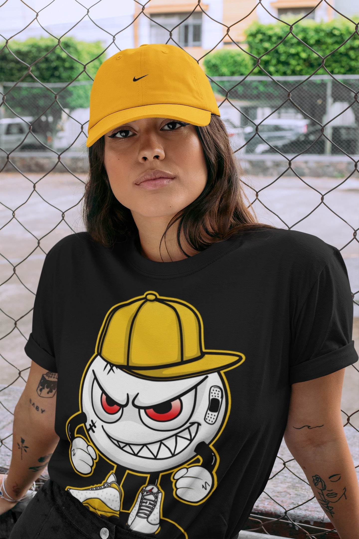 Jordan 13 Del Sol Shirt To Match Jordans Mischief Emoji Sneaker Tees Jordan 13 Del Sol Drip Gear Zone Sneaker Matching Clothing Unisex Shirts