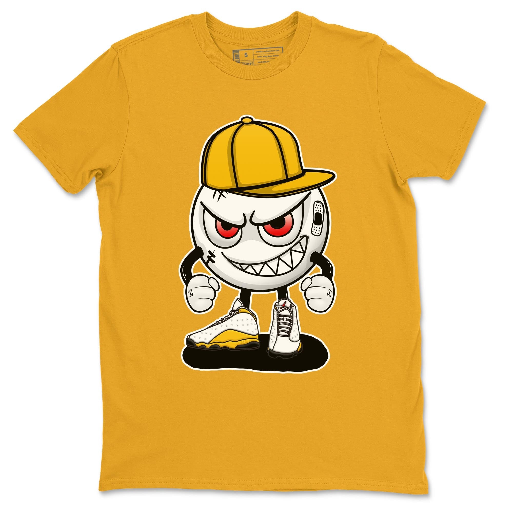 Jordan 13 Del Sol Shirt To Match Jordans Mischief Emoji Sneaker Tees Jordan 13 Del Sol Drip Gear Zone Sneaker Matching Clothing Unisex Shirts
