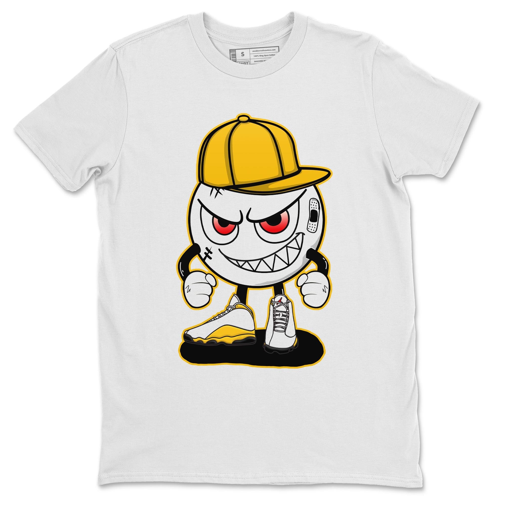 Jordan 13 Del Sol Shirt To Match Jordans Mischief Emoji Sneaker Tees Jordan 13 Del Sol Drip Gear Zone Sneaker Matching Clothing Unisex Shirts