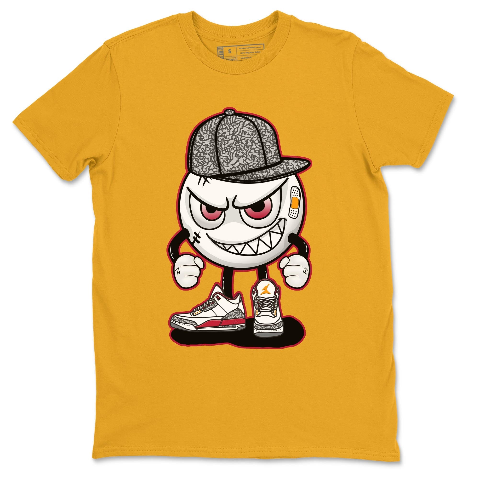 Jordan 3 Cardinal Shirt To Match Jordans Mischief Emoji Sneaker Tees Jordan 3 Cardinal Drip Gear Zone Sneaker Matching Clothing Unisex Shirts