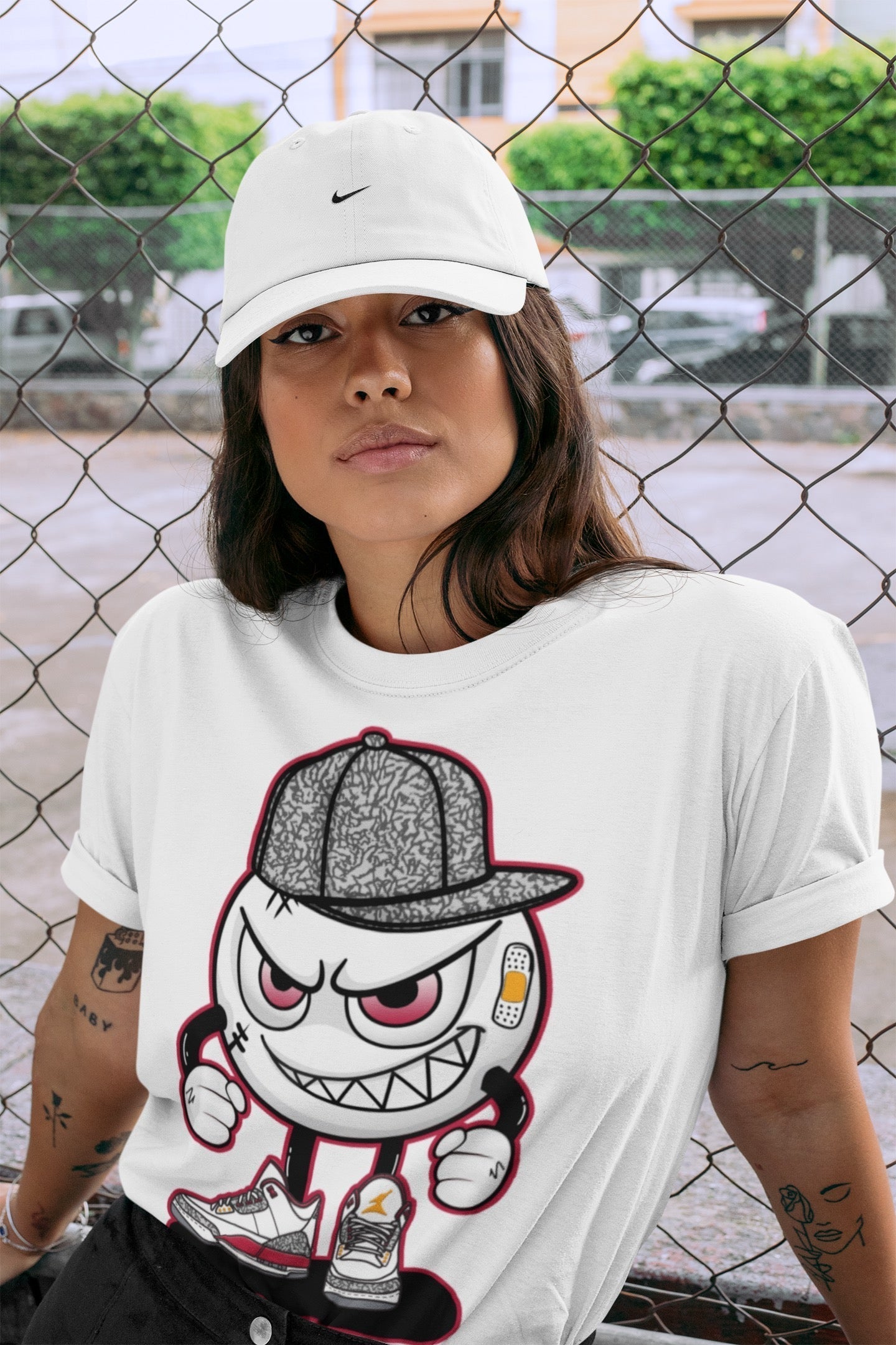 Jordan 3 Cardinal Shirt To Match Jordans Mischief Emoji Sneaker Tees Jordan 3 Cardinal Drip Gear Zone Sneaker Matching Clothing Unisex Shirts