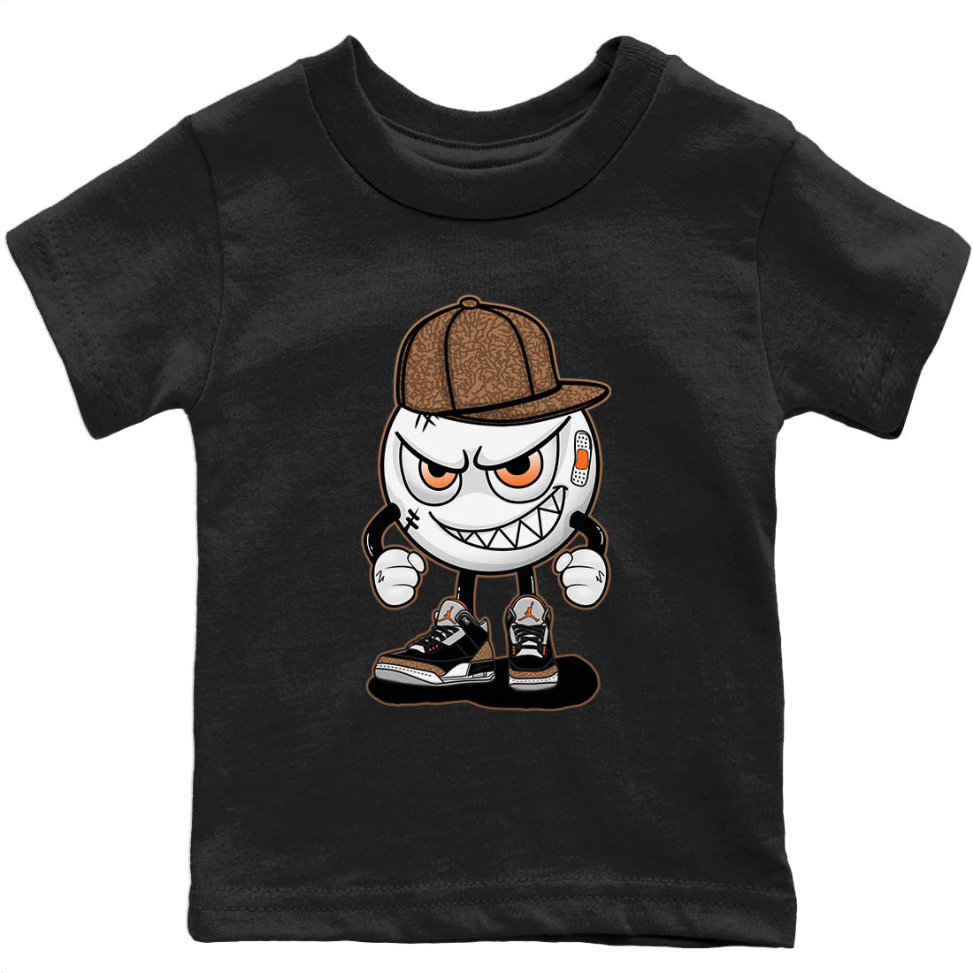 Jordan 3 Desert Elephant Sneaker Matching T-Shirt Mischief Emoji Sneaker Tees Jordan 3 Desert Elephant Sneaker Release Tees Kids Shirts