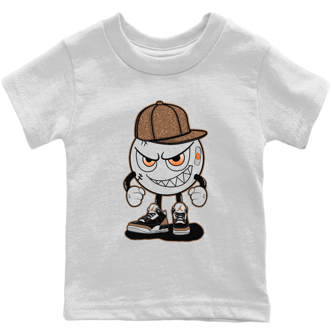 Jordan 3 Desert Elephant Sneaker Matching T-Shirt Mischief Emoji Sneaker Tees Jordan 3 Desert Elephant Sneaker Release Tees Kids Shirts