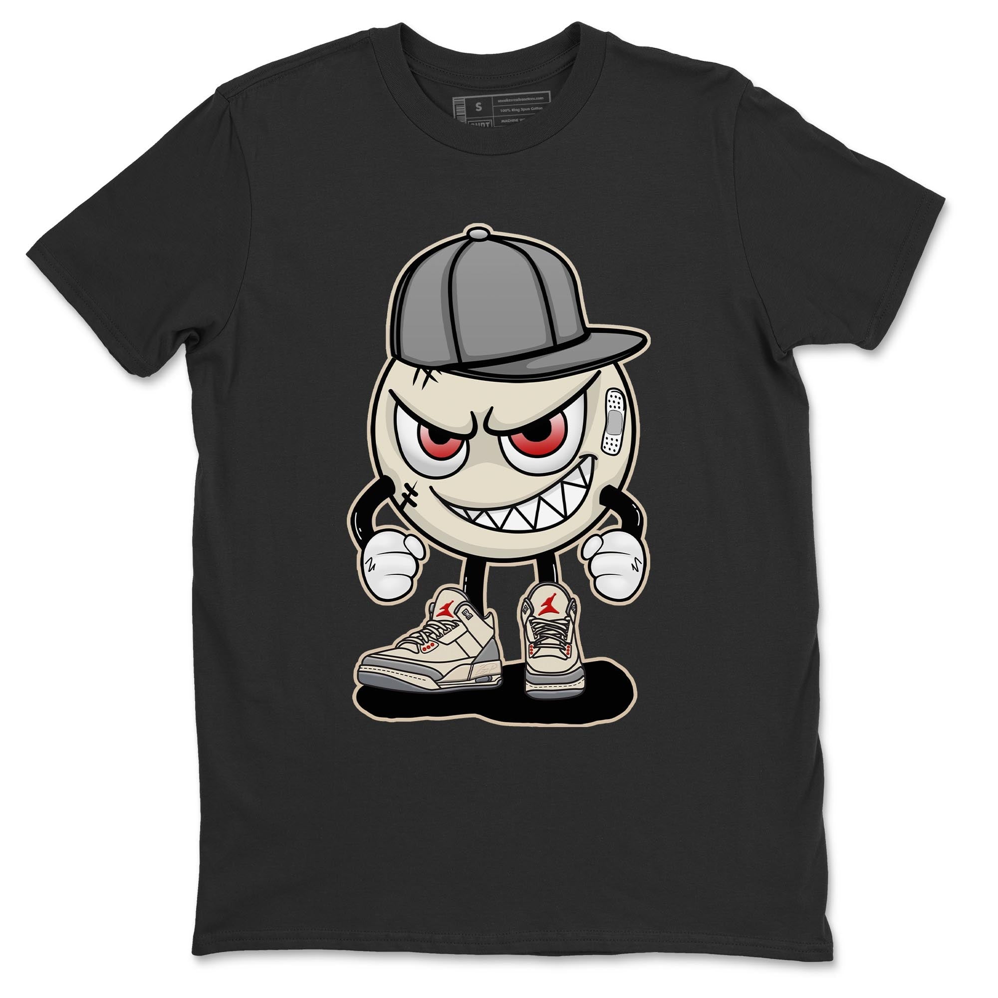 Jordan 3 Muslin Shirt To Match Jordans Mischief Emoji Sneaker Tees Jordan 3 Muslin Drip Gear Zone Sneaker Matching Clothing Unisex Shirts