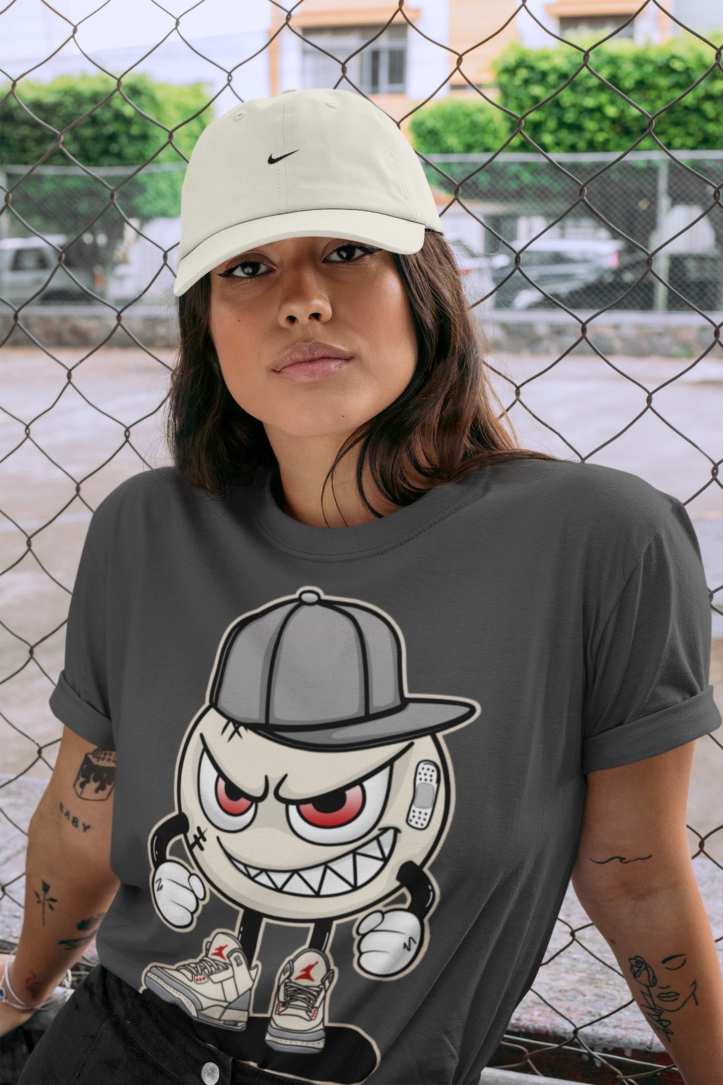 Jordan 3 Muslin Shirt To Match Jordans Mischief Emoji Sneaker Tees Jordan 3 Muslin Drip Gear Zone Sneaker Matching Clothing Unisex Shirts