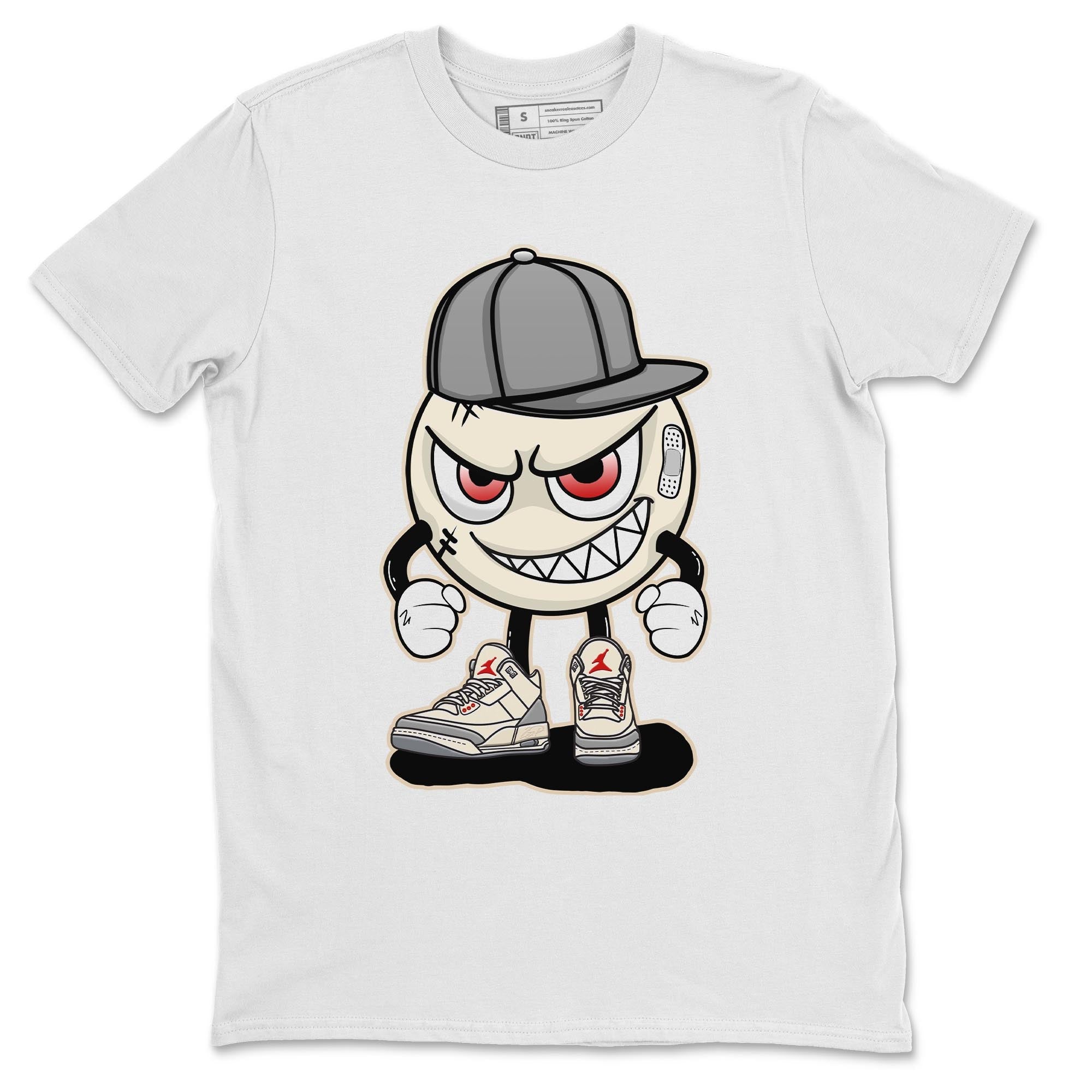 Jordan 3 Muslin Shirt To Match Jordans Mischief Emoji Sneaker Tees Jordan 3 Muslin Drip Gear Zone Sneaker Matching Clothing Unisex Shirts