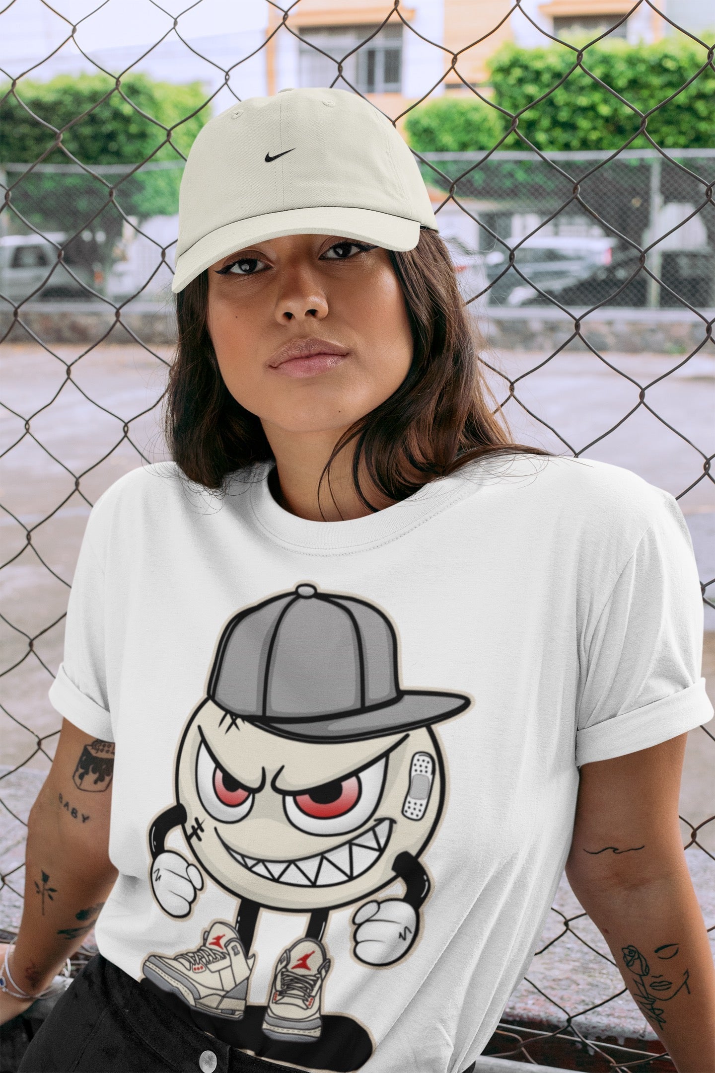 Jordan 3 Muslin Shirt To Match Jordans Mischief Emoji Sneaker Tees Jordan 3 Muslin Drip Gear Zone Sneaker Matching Clothing Unisex Shirts