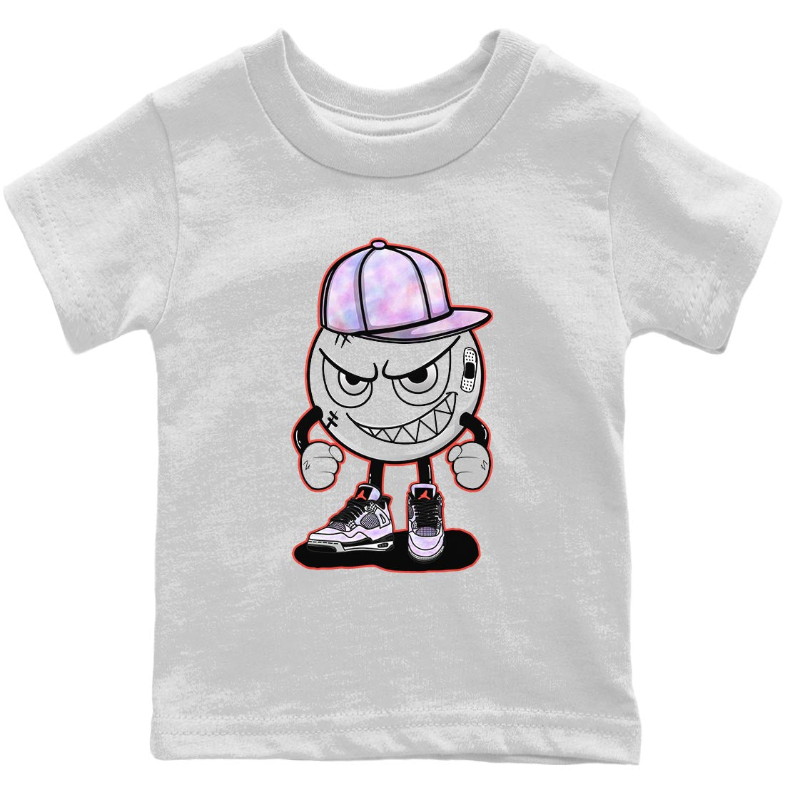 Jordan 4 Zen Master Sneaker Matching T-Shirt Mischief Emoji Sneaker Tees Jordan 4 Zen Master Sneaker Release Tees Kids Shirts