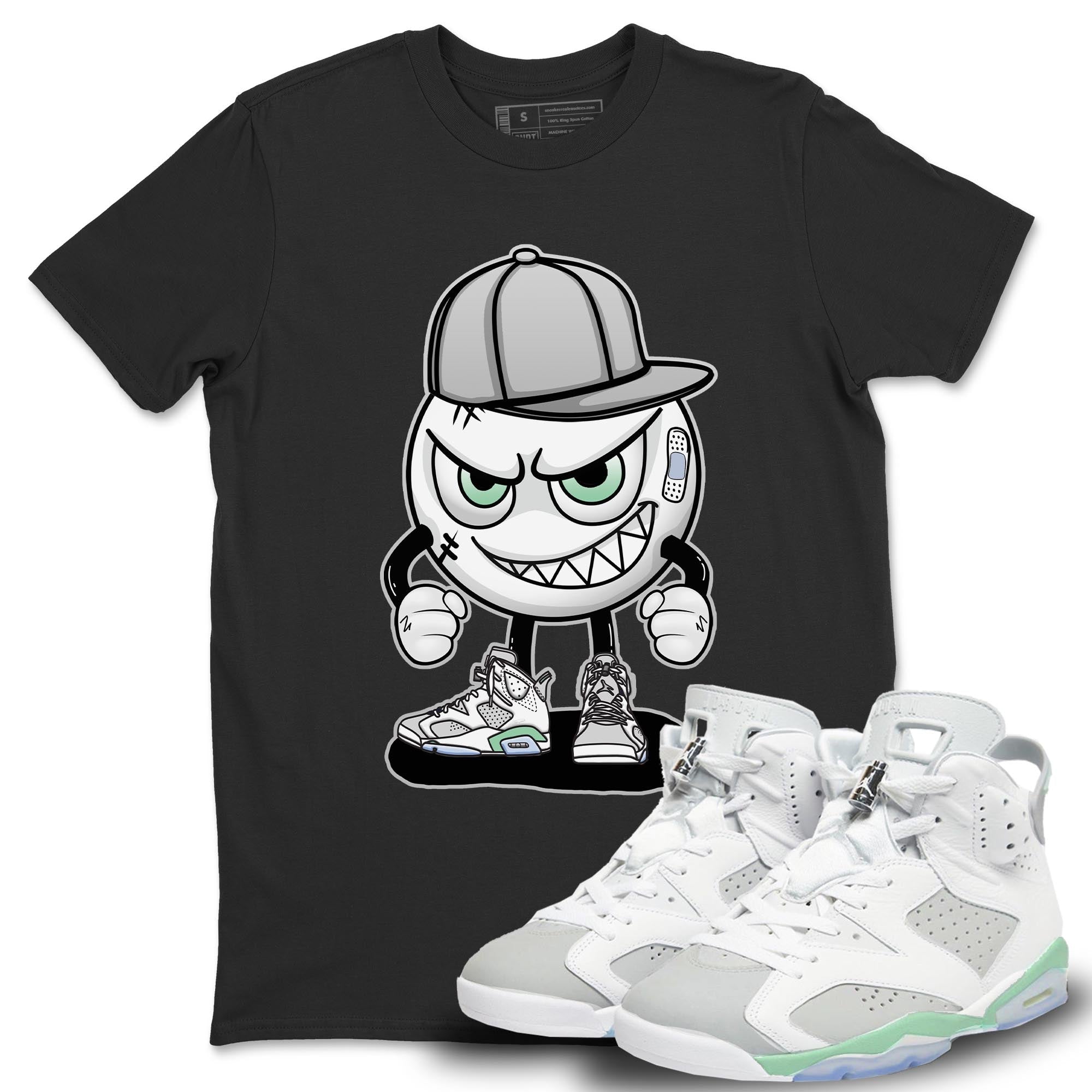Jordan 6 Mint Foam Shirt To Match Jordans Mischief Emoji Sneaker Tees Jordan 6 Mint Foam Drip Gear Zone Sneaker Matching Clothing Unisex Shirts