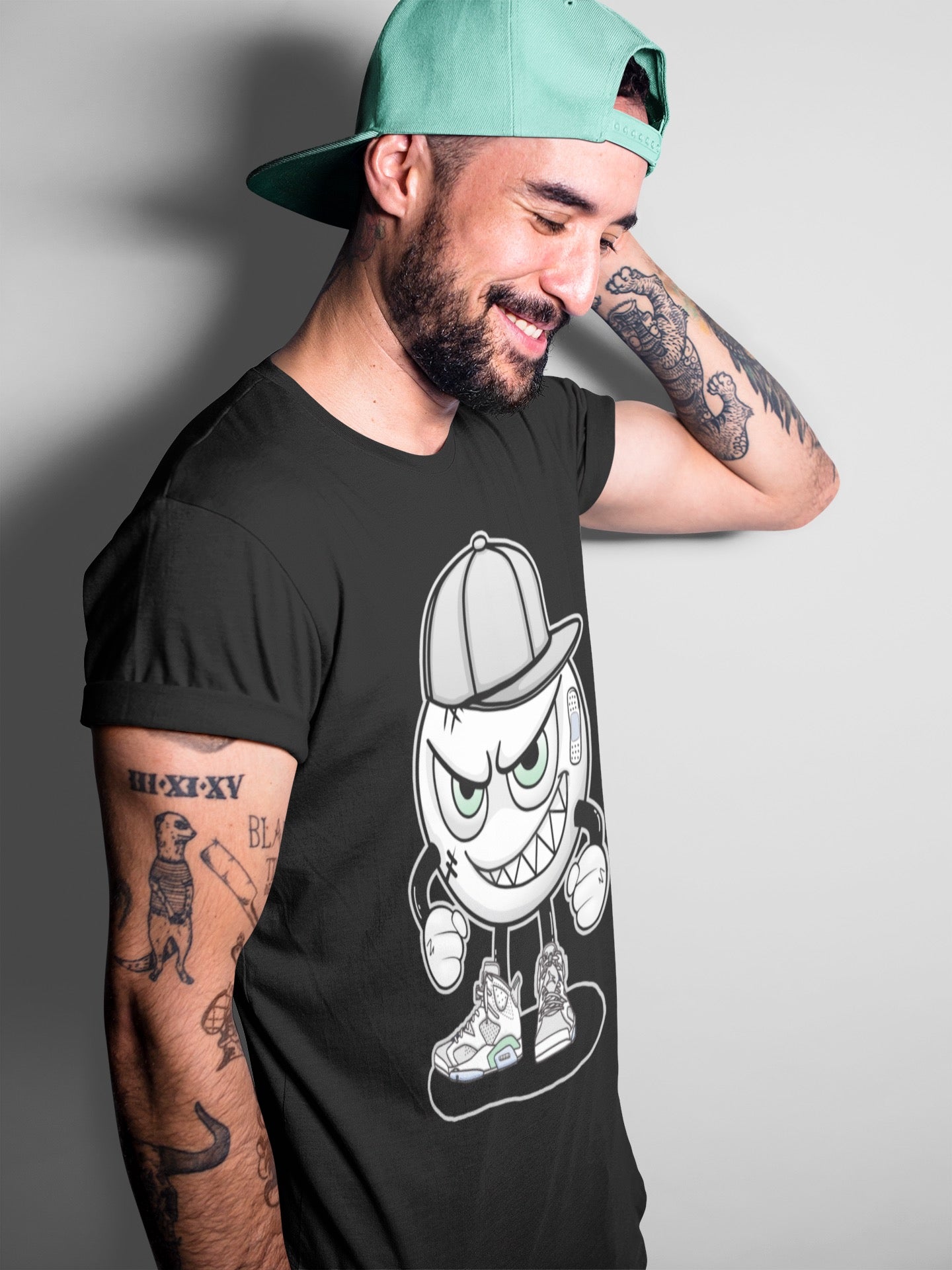 Jordan 6 Mint Foam Shirt To Match Jordans Mischief Emoji Sneaker Tees Jordan 6 Mint Foam Drip Gear Zone Sneaker Matching Clothing Unisex Shirts