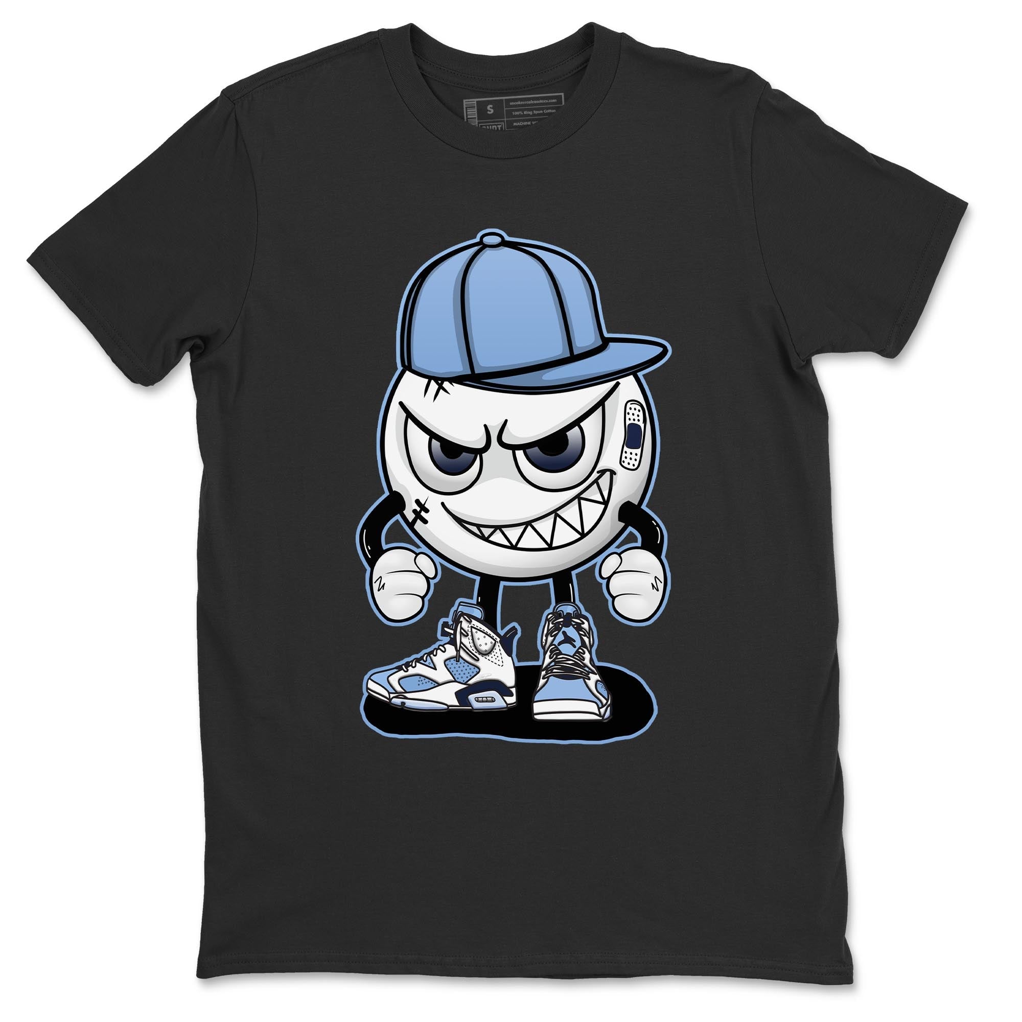 Jordan 6 UNC Shirt To Match Jordans Mischief Emoji Sneaker Tees Jordan 6 UNC Drip Gear Zone Sneaker Matching Clothing Unisex Shirts