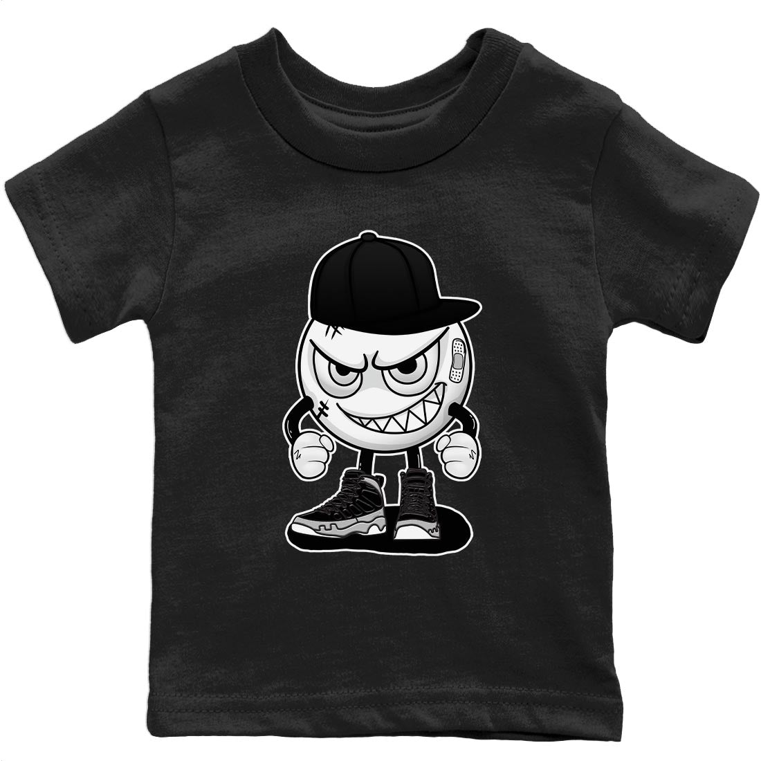 Jordan 9 Particle Grey Shirt To Match Jordans Mischief Emoji Sneaker Tees Jordan 9 Particle Grey Drip Gear Zone Sneaker Matching Clothing Kids Shirts