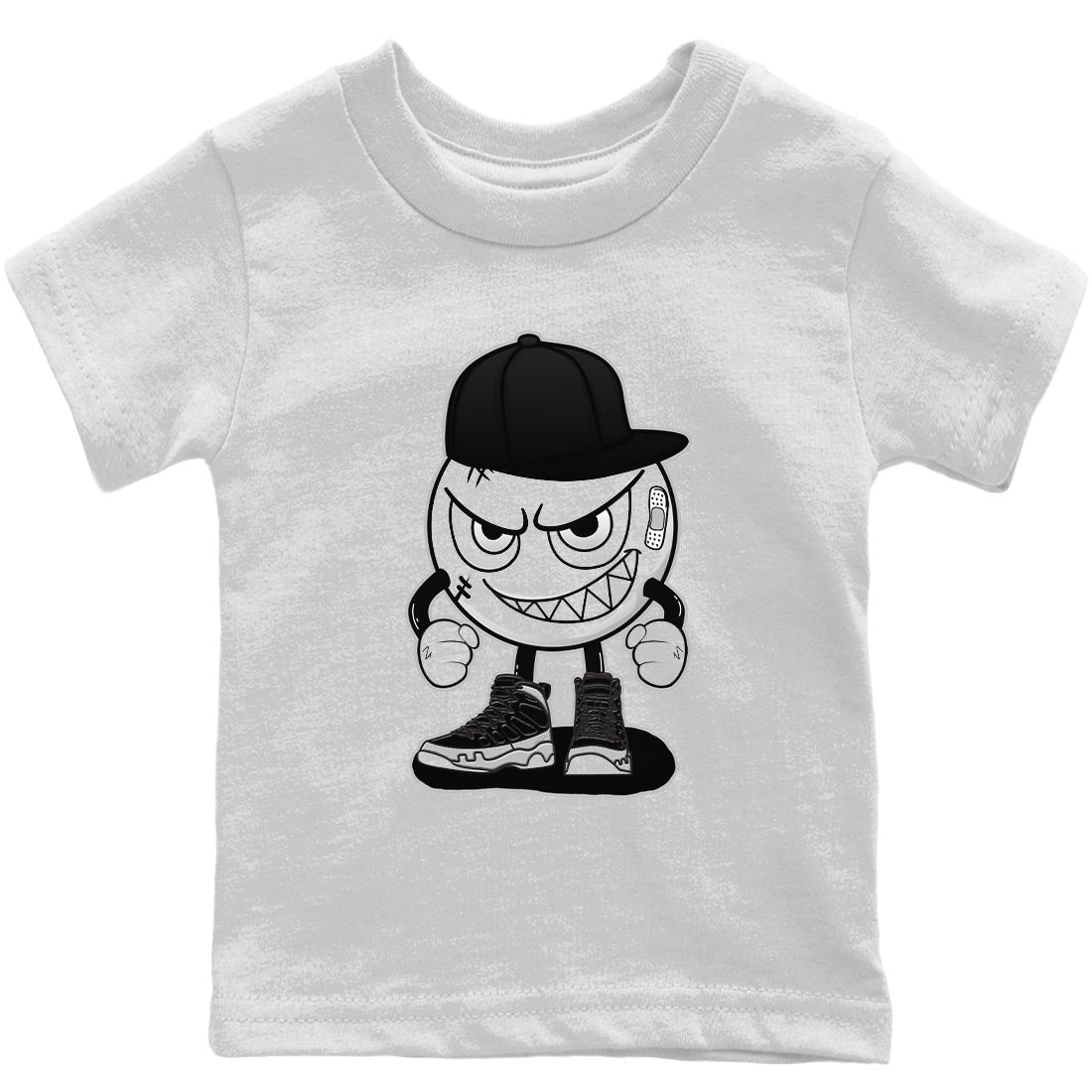 Jordan 9 Particle Grey Shirt To Match Jordans Mischief Emoji Sneaker Tees Jordan 9 Particle Grey Drip Gear Zone Sneaker Matching Clothing Kids Shirts