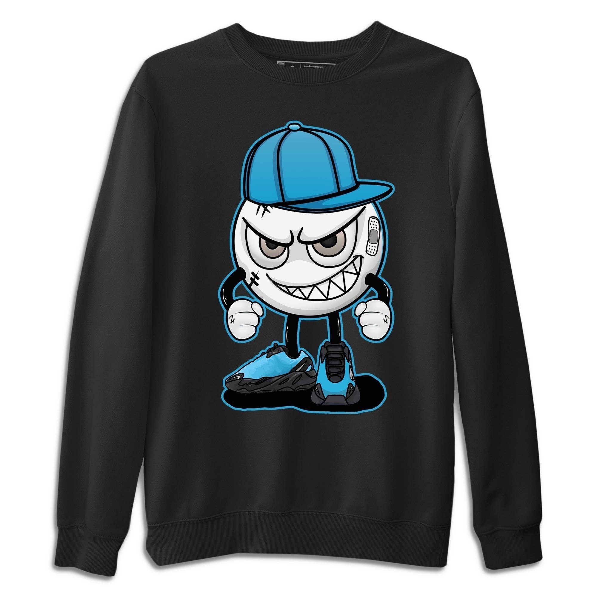 Yeezy 700 Bright Cyan Shirt To Match Jordans Mischief Emoji Sneaker Tees Yeezy 700 Bright Cyan Drip Gear Zone Sneaker Matching Clothing Unisex Shirts