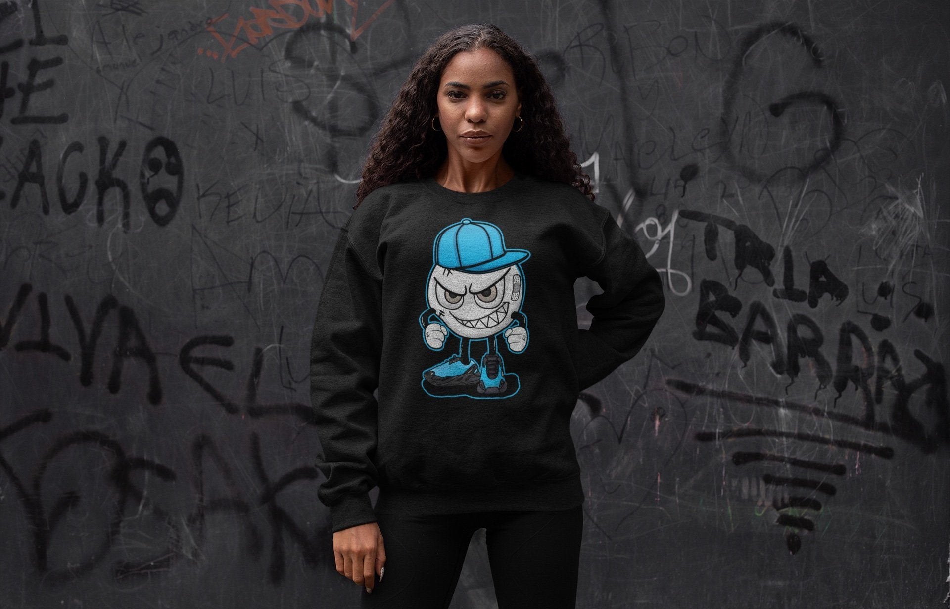 Yeezy 700 Bright Cyan Shirt To Match Jordans Mischief Emoji Sneaker Tees Yeezy 700 Bright Cyan Drip Gear Zone Sneaker Matching Clothing Unisex Shirts