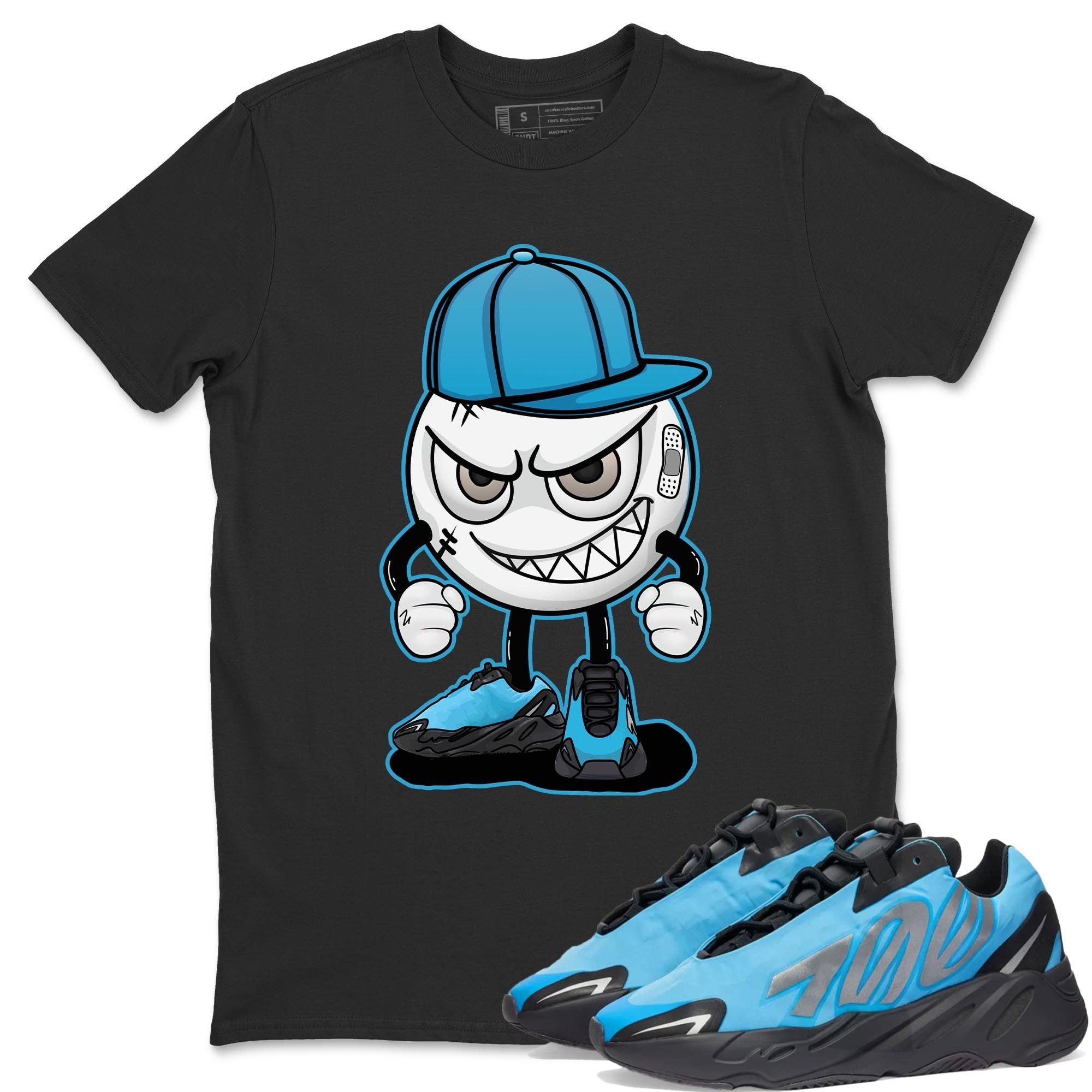 Yeezy 700 Bright Cyan Shirt To Match Jordans Mischief Emoji Sneaker Tees Yeezy 700 Bright Cyan Drip Gear Zone Sneaker Matching Clothing Unisex Shirts
