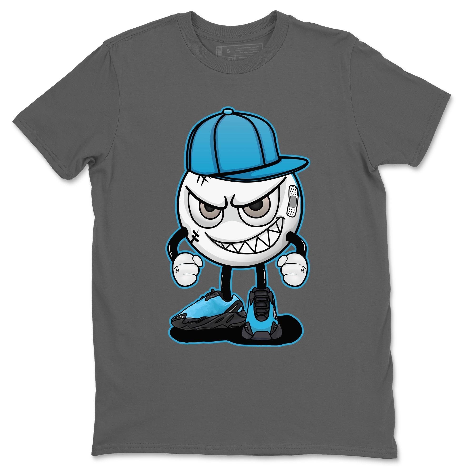 Yeezy 700 Bright Cyan Shirt To Match Jordans Mischief Emoji Sneaker Tees Yeezy 700 Bright Cyan Drip Gear Zone Sneaker Matching Clothing Unisex Shirts