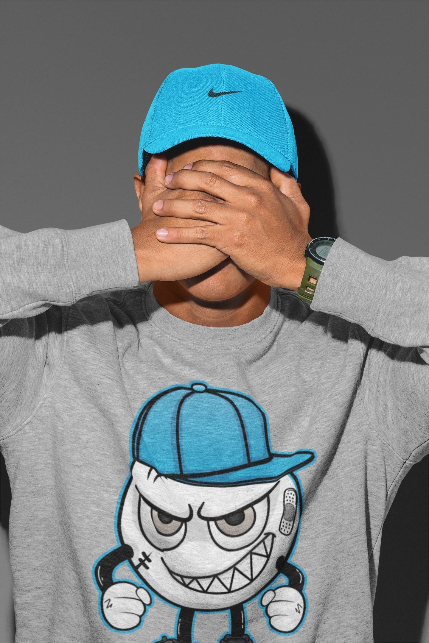 Yeezy 700 Bright Cyan Shirt To Match Jordans Mischief Emoji Sneaker Tees Yeezy 700 Bright Cyan Drip Gear Zone Sneaker Matching Clothing Unisex Shirts