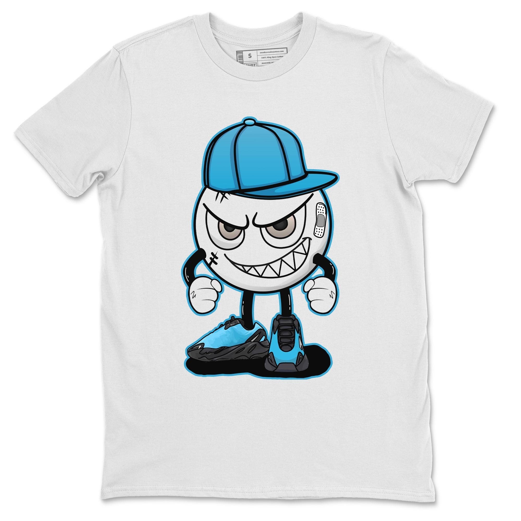 Yeezy 700 Bright Cyan Shirt To Match Jordans Mischief Emoji Sneaker Tees Yeezy 700 Bright Cyan Drip Gear Zone Sneaker Matching Clothing Unisex Shirts