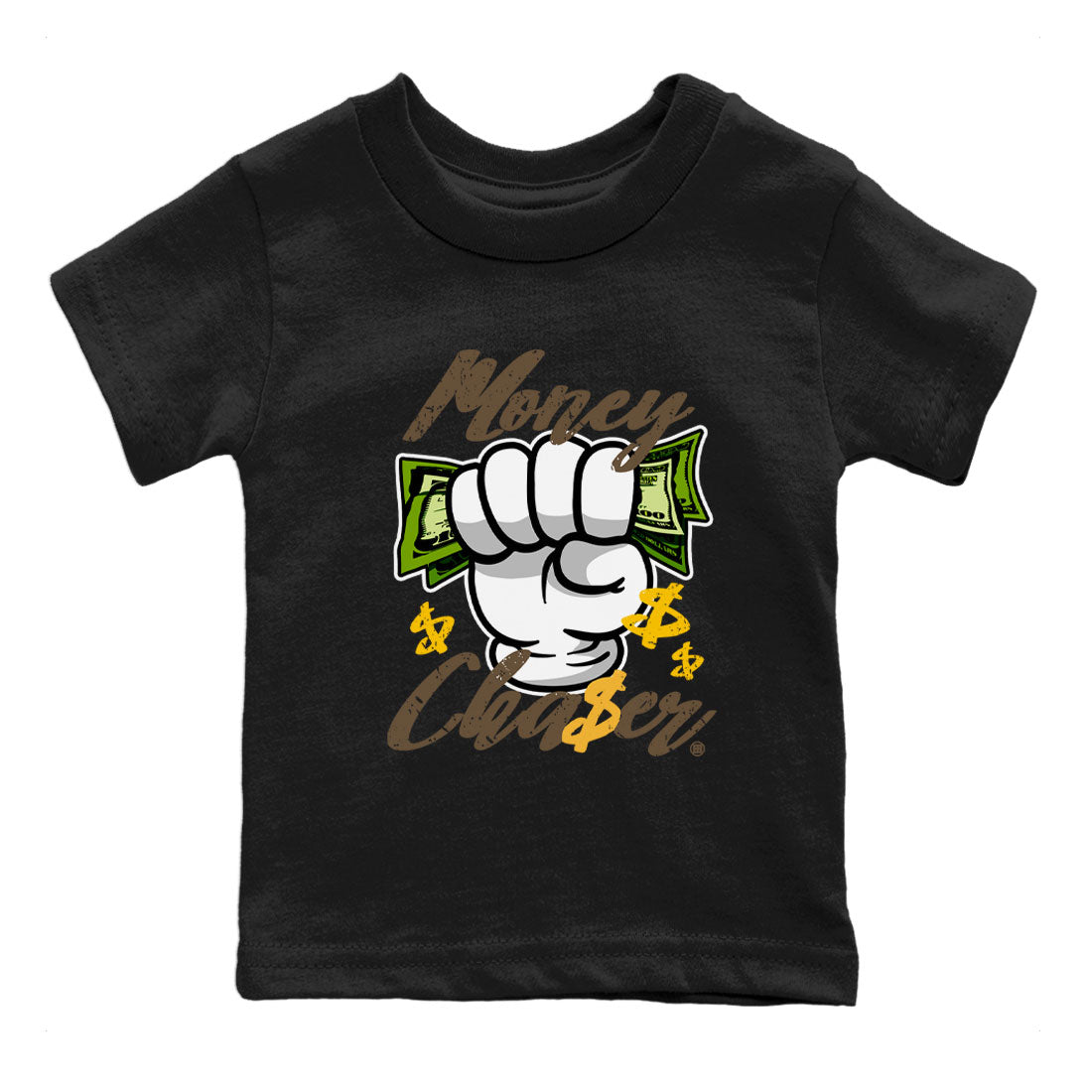 Air Jordan 1 Retro High OG Palomino shirt to match jordans Money Chaser Streetwear Sneaker Shirt Air Jordan 1 Palomino Drip Gear Zone Sneaker Matching Clothing Baby Toddler Black 2 T-Shirt