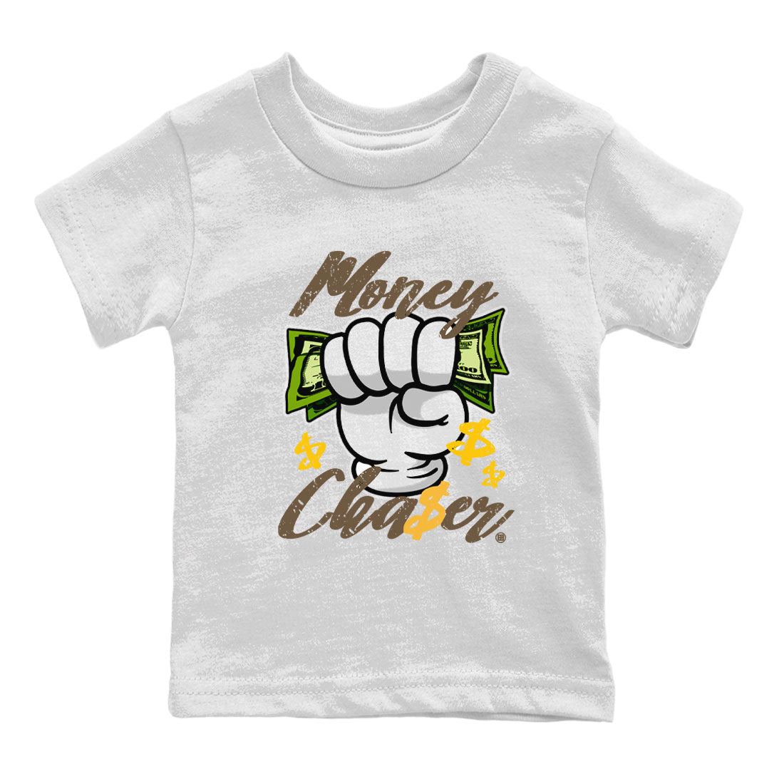 Air Jordan 1 Retro High OG Palomino shirt to match jordans Money Chaser Streetwear Sneaker Shirt Air Jordan 1 Palomino Drip Gear Zone Sneaker Matching Clothing Baby Toddler White 2 T-Shirt
