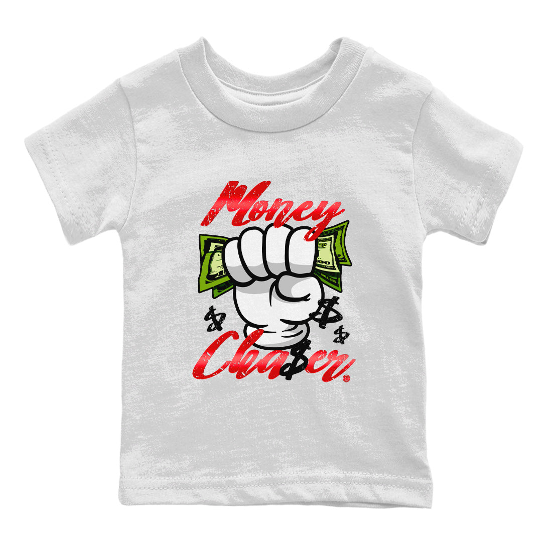 Air Jordan 1 Satin Bred Sneaker Match Tees Money Chaser Streetwear Sneaker Shirt Jordan 1 High OG Satin Bred Sneaker Release Tees Kids Shirts White 2