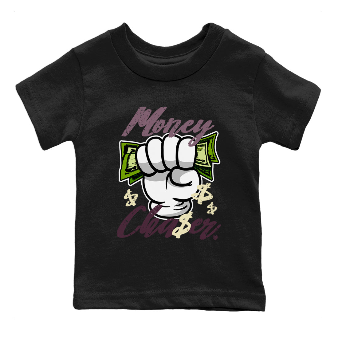 Air Jordan 4 A Ma Maniere Sneaker Match Tees Money Chaser Streetwear Sneaker Shirt Jordan 4 A Ma Maniere Sneaker Release Tees Kids Shirts Black 2