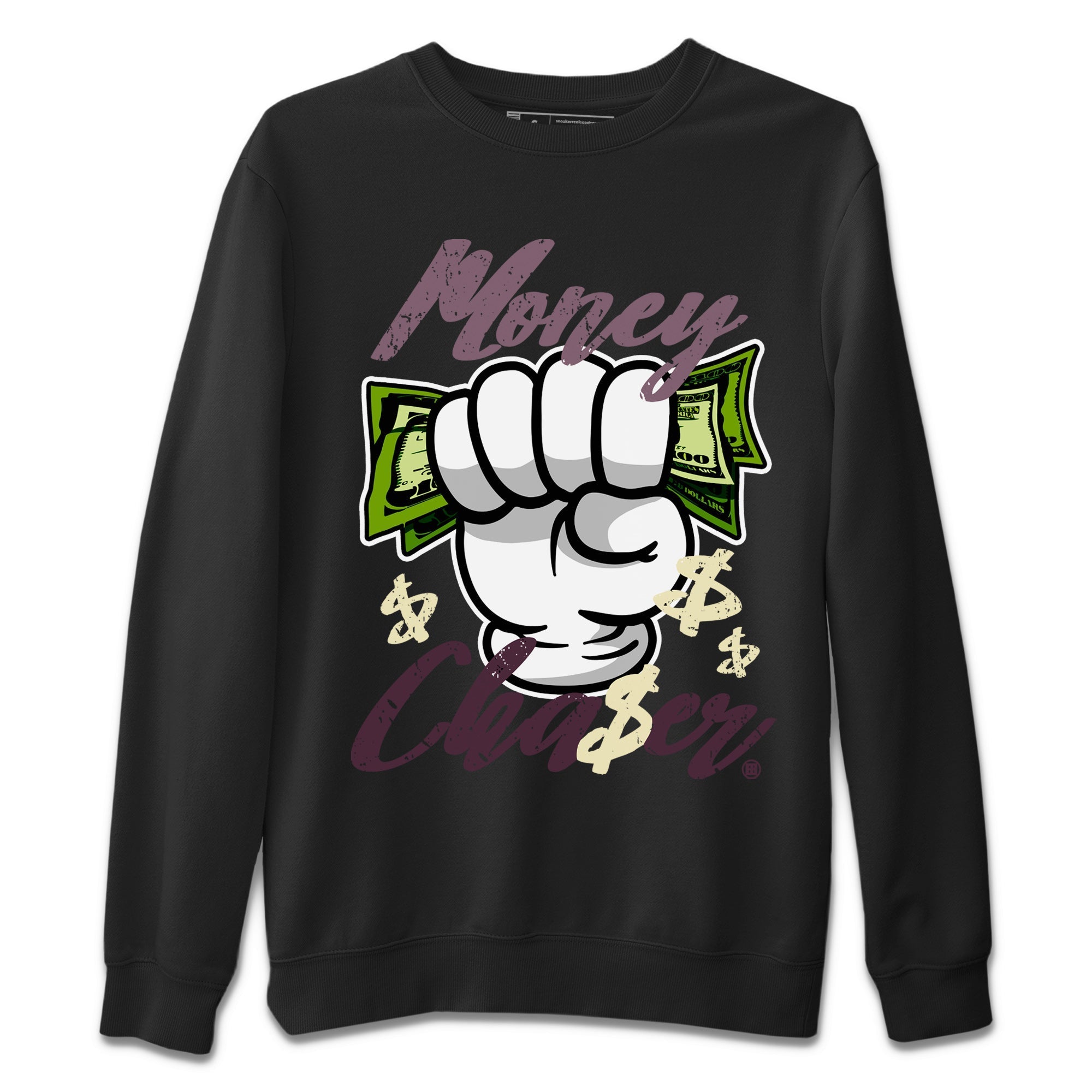 Air Jordan 4 A Ma Maniere Sneaker Match Tees Money Chaser Streetwear Sneaker Shirt Jordan 4 A Ma Maniere Sneaker Release Tees Unisex Shirts Black 2