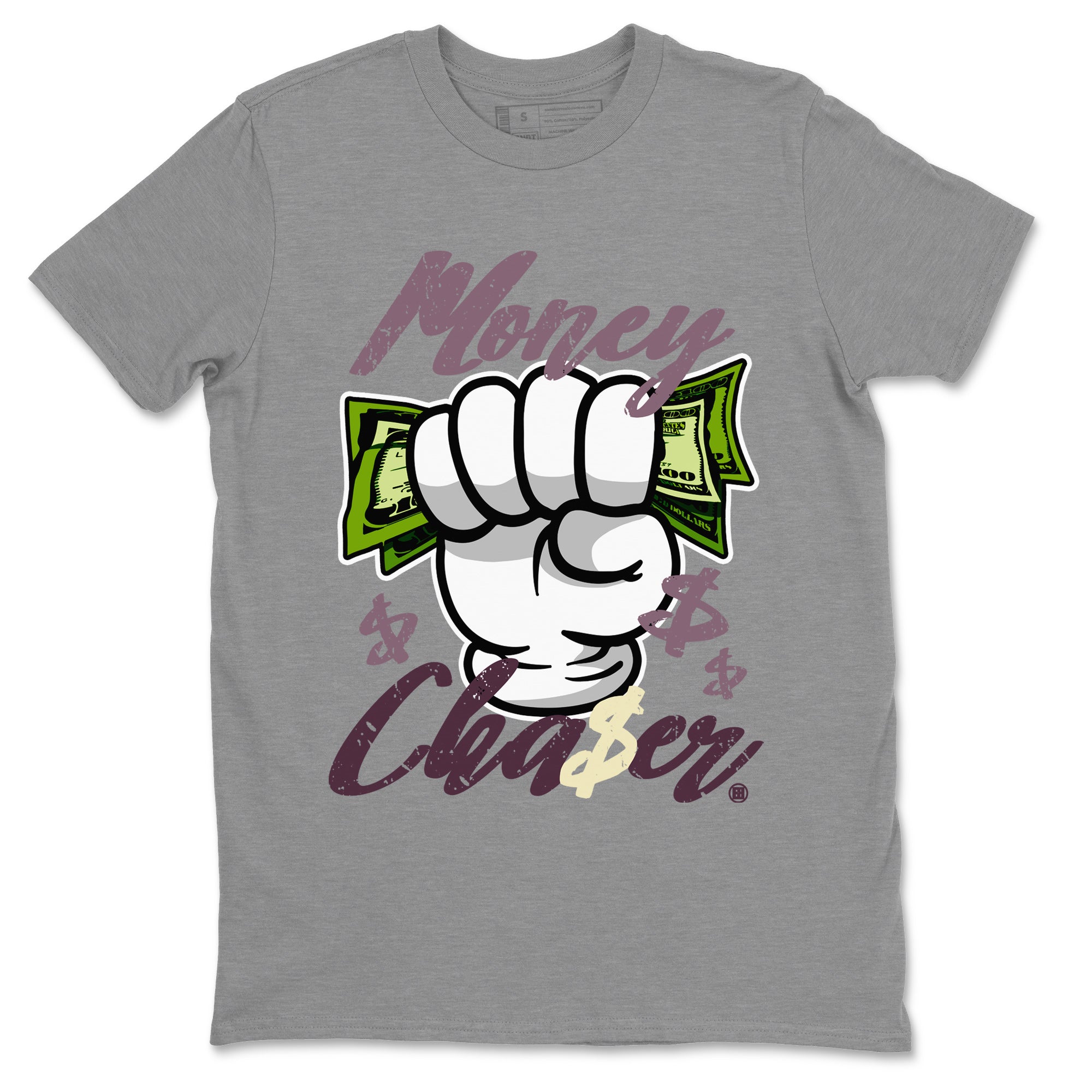 Air Jordan 4 A Ma Maniere Sneaker Match Tees Money Chaser Streetwear Sneaker Shirt Jordan 4 A Ma Maniere Sneaker Release Tees Unisex Shirts Heather Grey 2