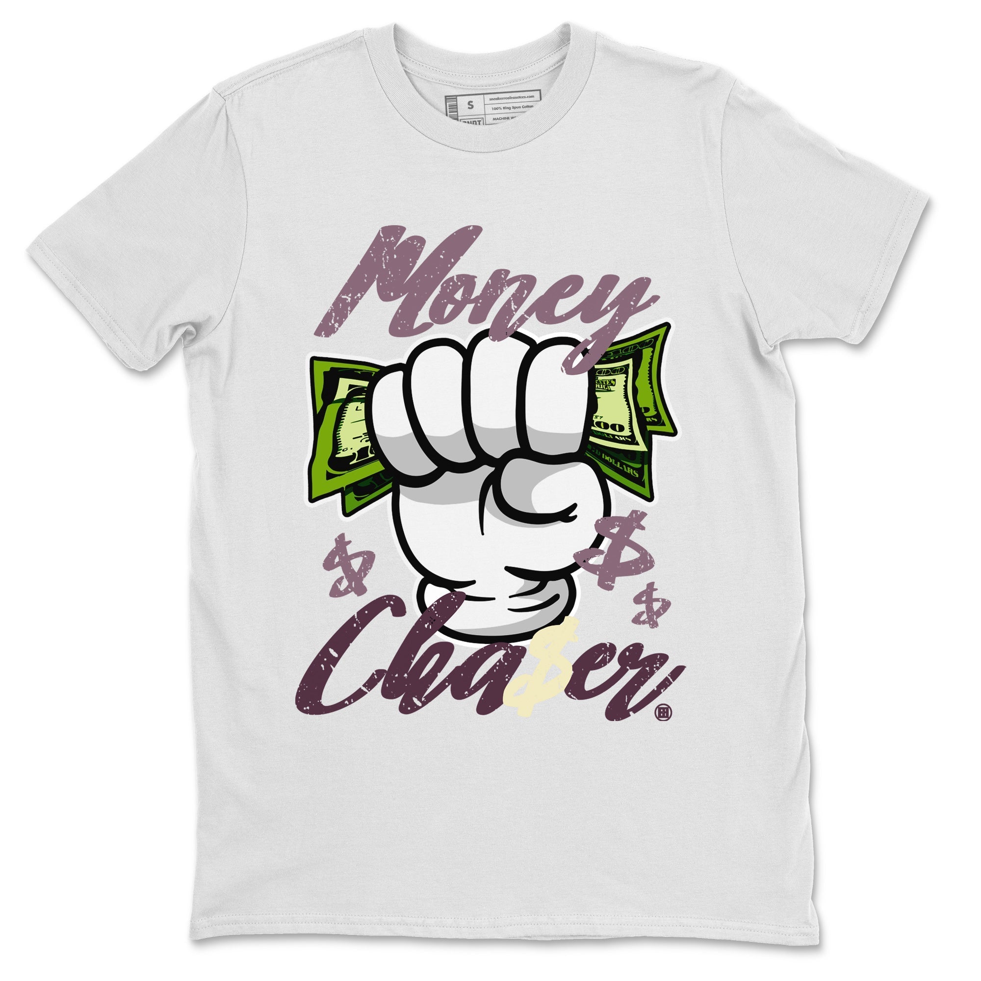 Air Jordan 4 A Ma Maniere Sneaker Match Tees Money Chaser Streetwear Sneaker Shirt Jordan 4 A Ma Maniere Sneaker Release Tees Unisex Shirts White 2