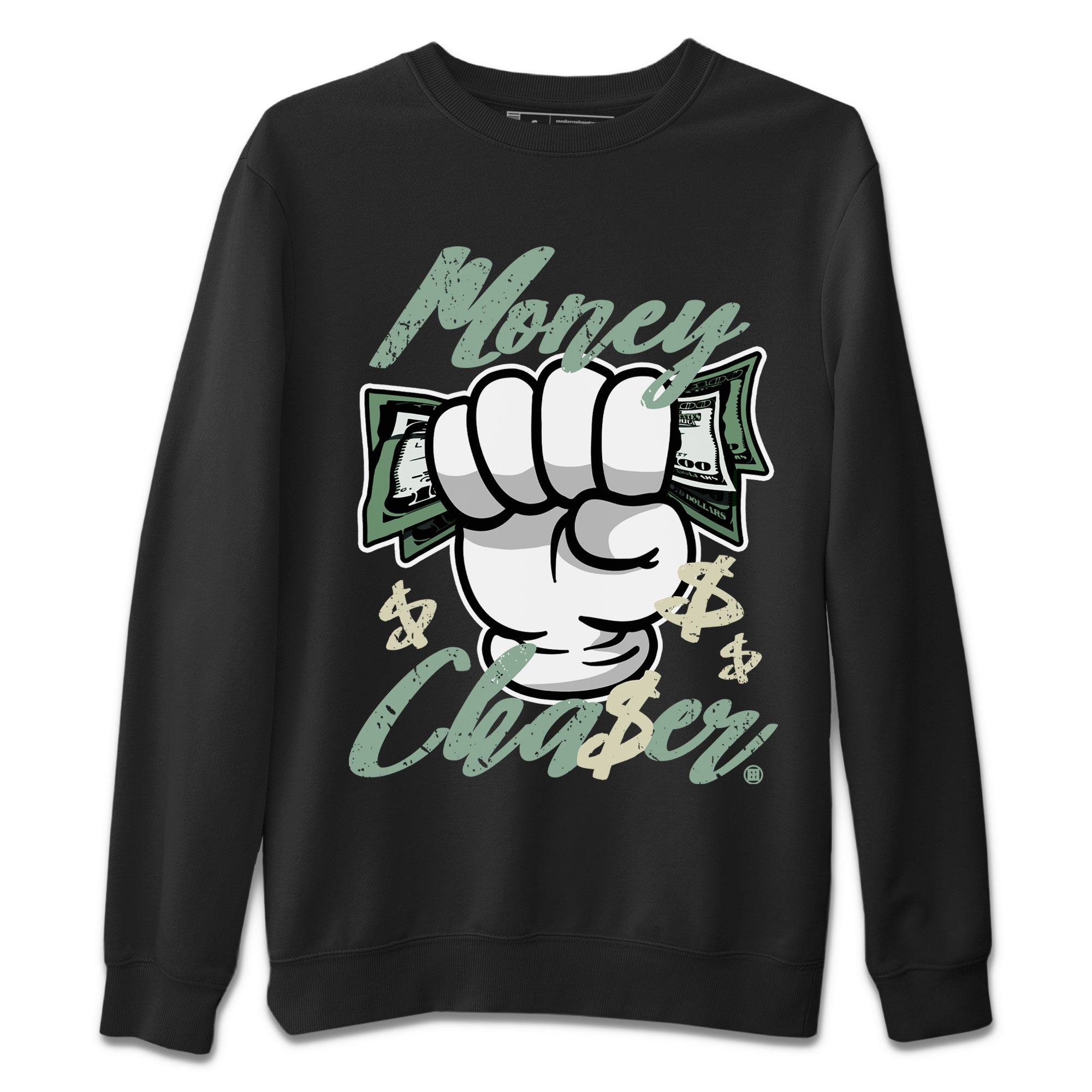 Dunk Low Mica Green Sneaker Match Tees Money Chaser Streetwear Sneaker Shirt Dunk Mica Green Sneaker Release Tees Unisex Shirts Black 2